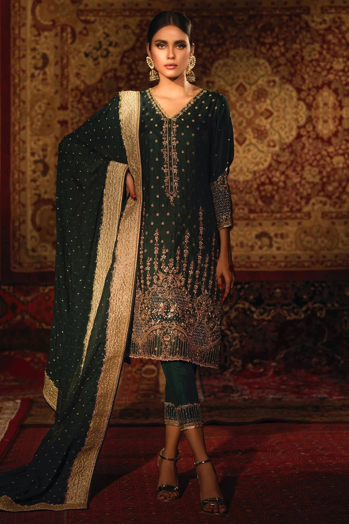 Zehnaseeb By Zaaviay Stitched Tasneem - Image 2
