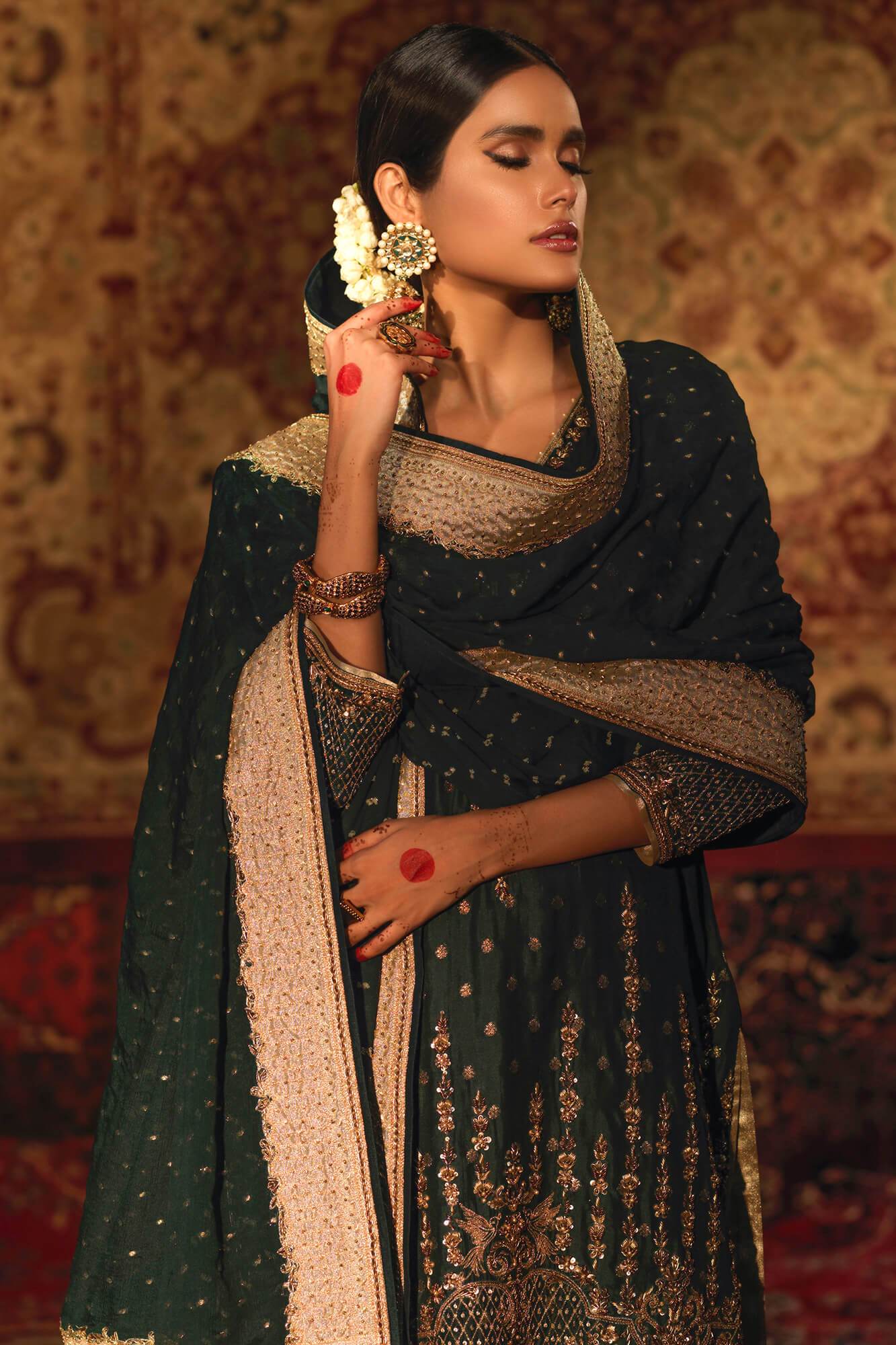 Zehnaseeb By Zaaviay Stitched Tasneem - Image 5