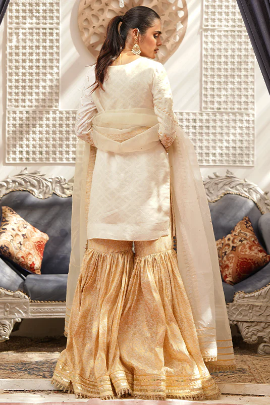 Zaaviay Stitched Eid Collection 2022 Zuri (Three Piece) - Image 5