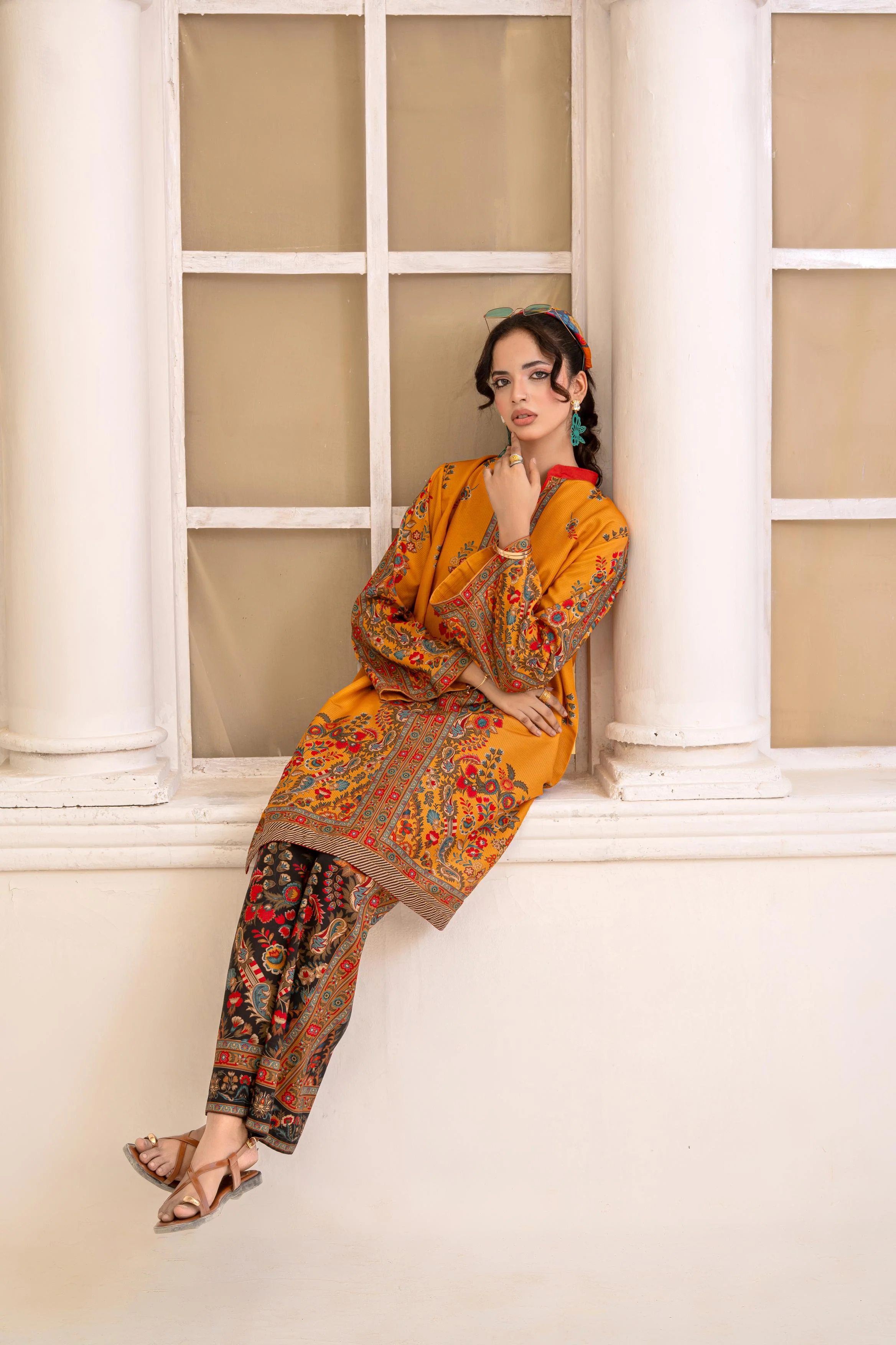 Zar E Gul By Abeera Stitched 2 Piece Poly Lawn Suit-ZG-03 - Image 3