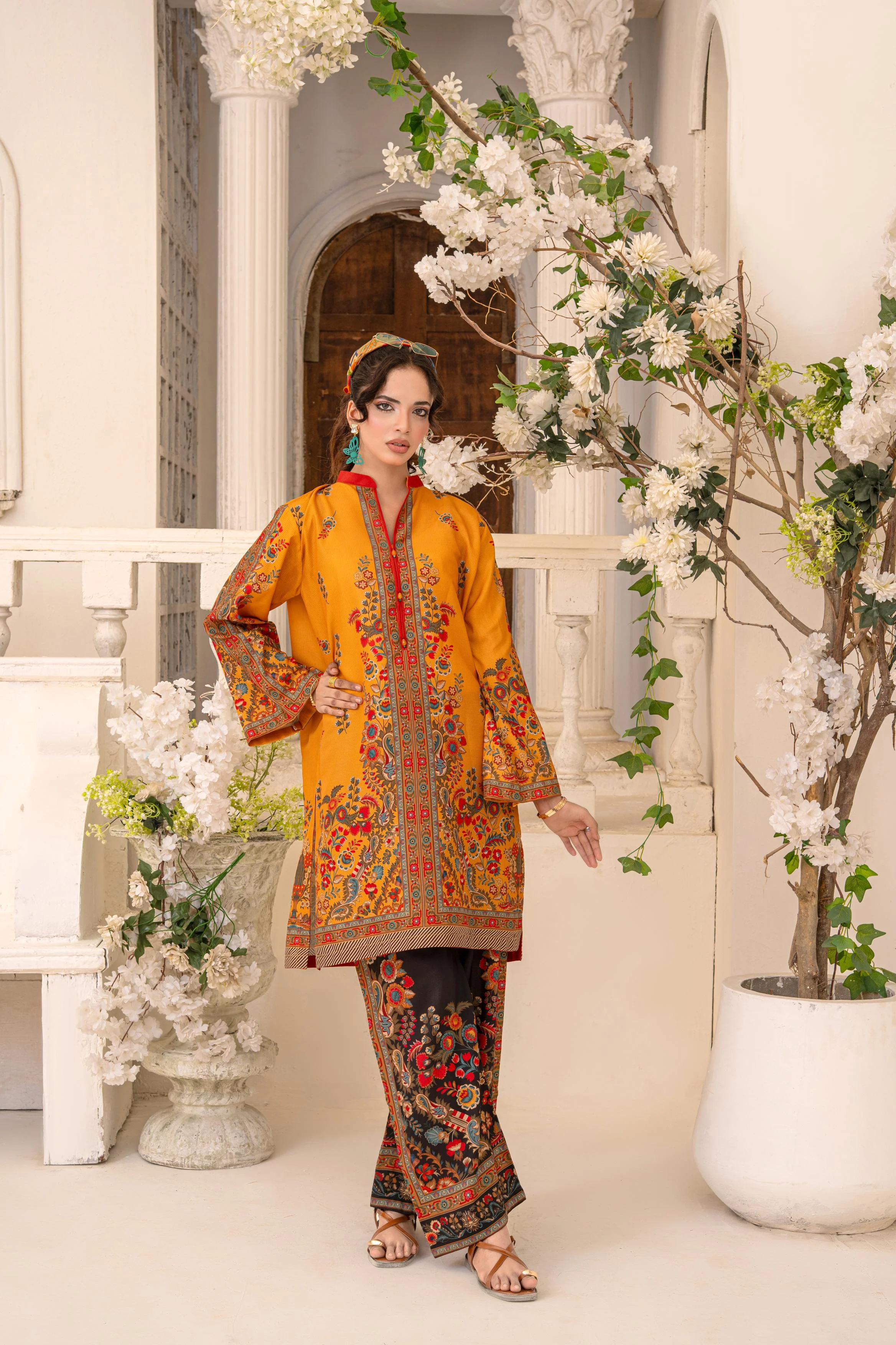 Zar E Gul By Abeera Stitched 2 Piece Poly Lawn Suit-ZG-03 - Image 4