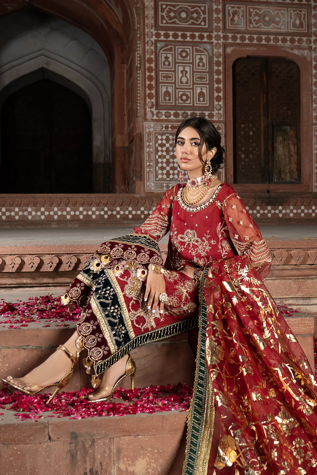 Zarposh Unstitched 3 Piece Formals Collection-Zareen-07 - Image 4