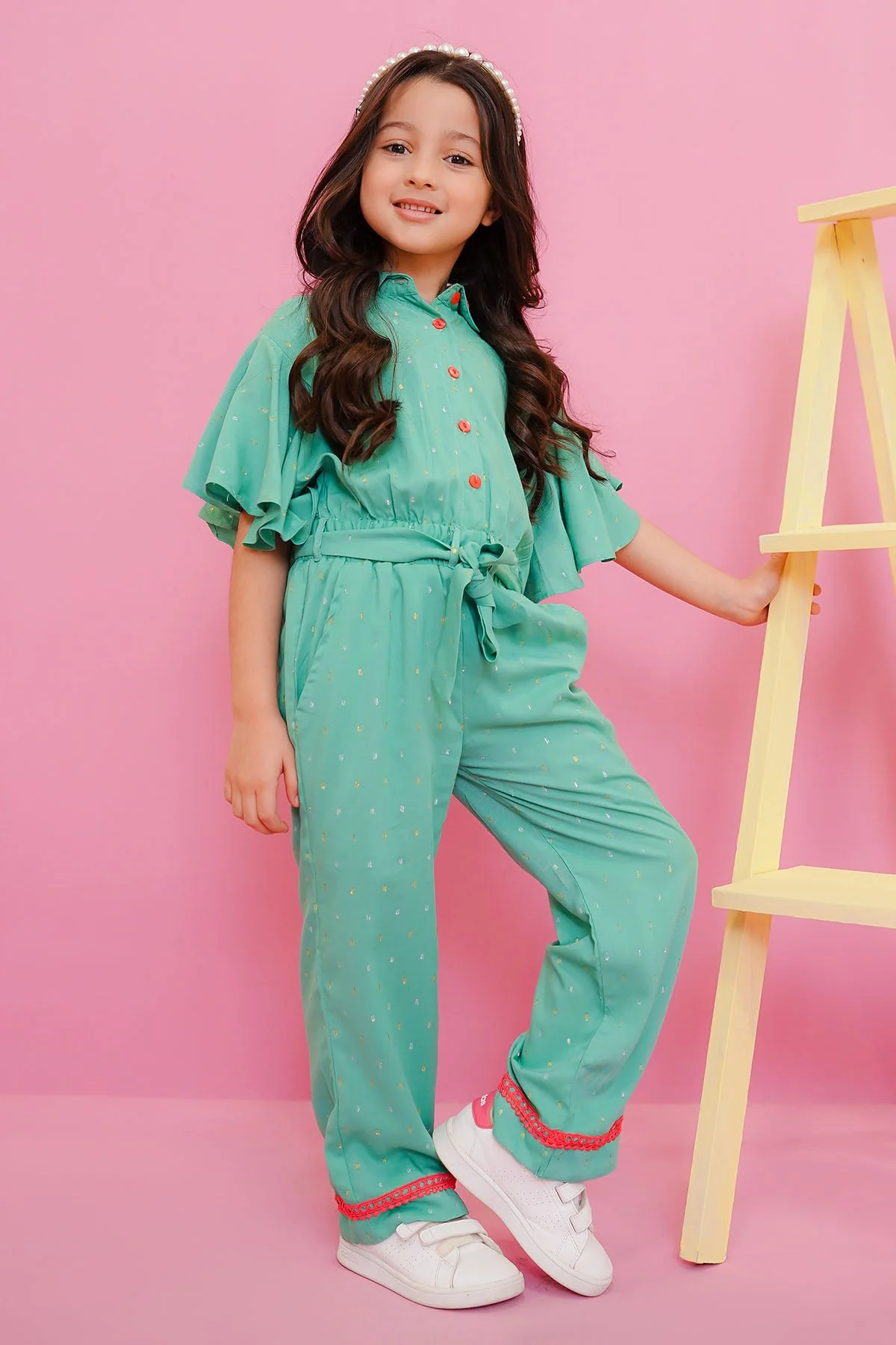 Ochre Clothing Zari Linen Jumpsuit - Image 2