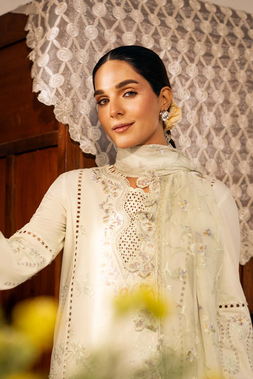 Zarposh Unstitched 3 Piece Lawn Collection-Zarina - Image 3