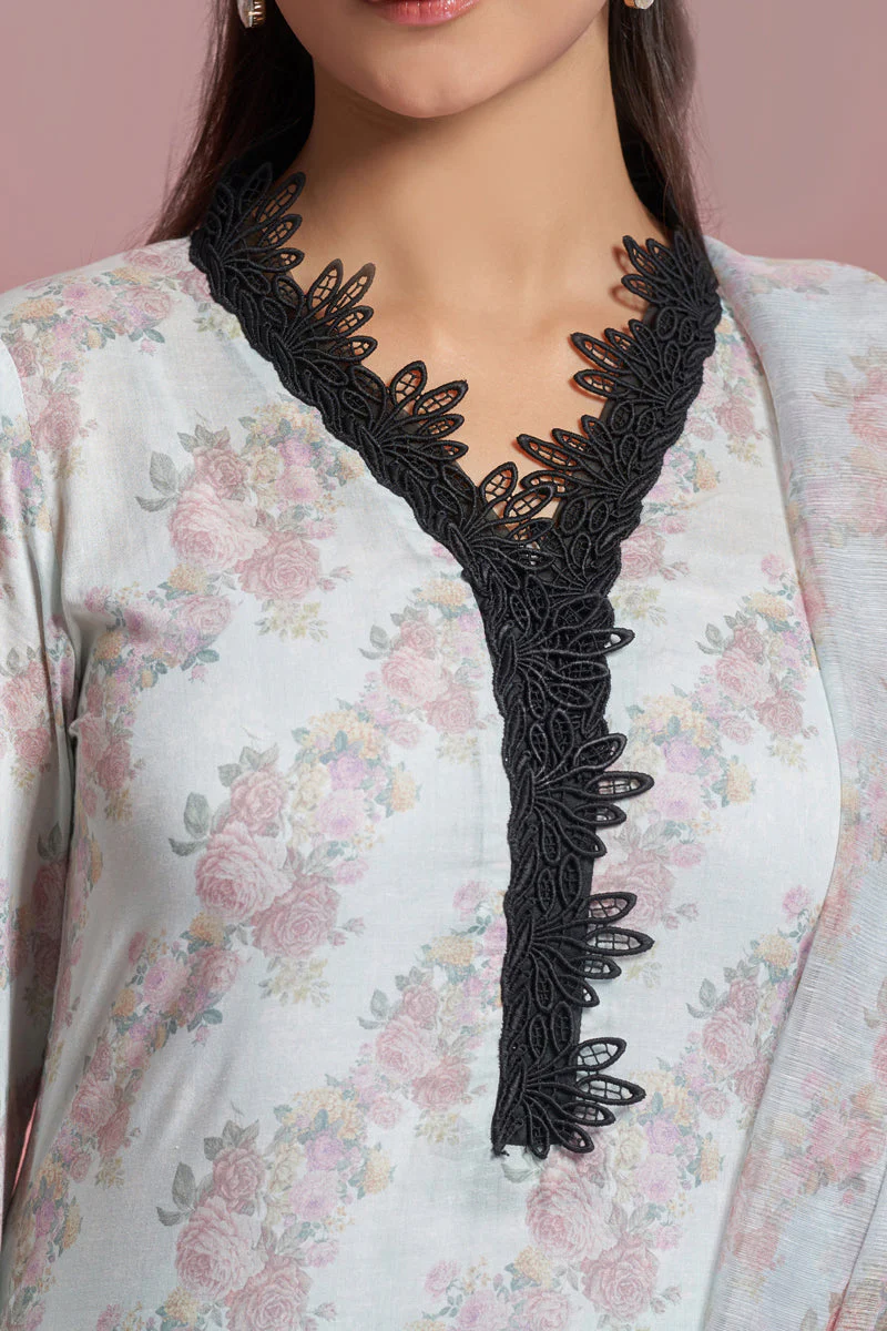 The Affordables By Mariam Malik Unstitched 3 Piece Digital Printed Lawn Suit-Zarqa - Image 5
