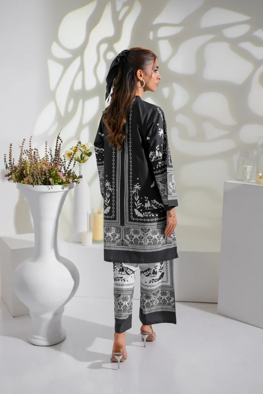 Dhaga Stitched 2 Piece Crepe Suit-Zayra - Image 6