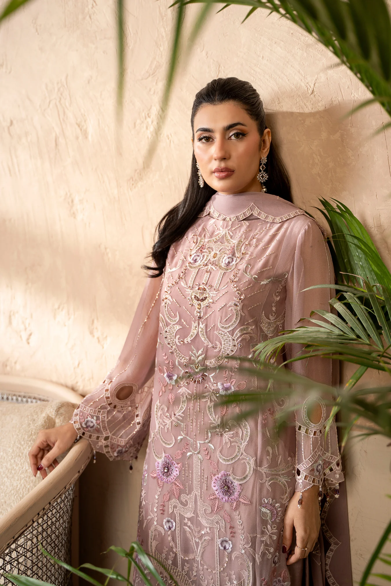 Aura By Zebtan Unstitched 3 Piece Formals Vol-03 Suit-AR-10 - Image 2