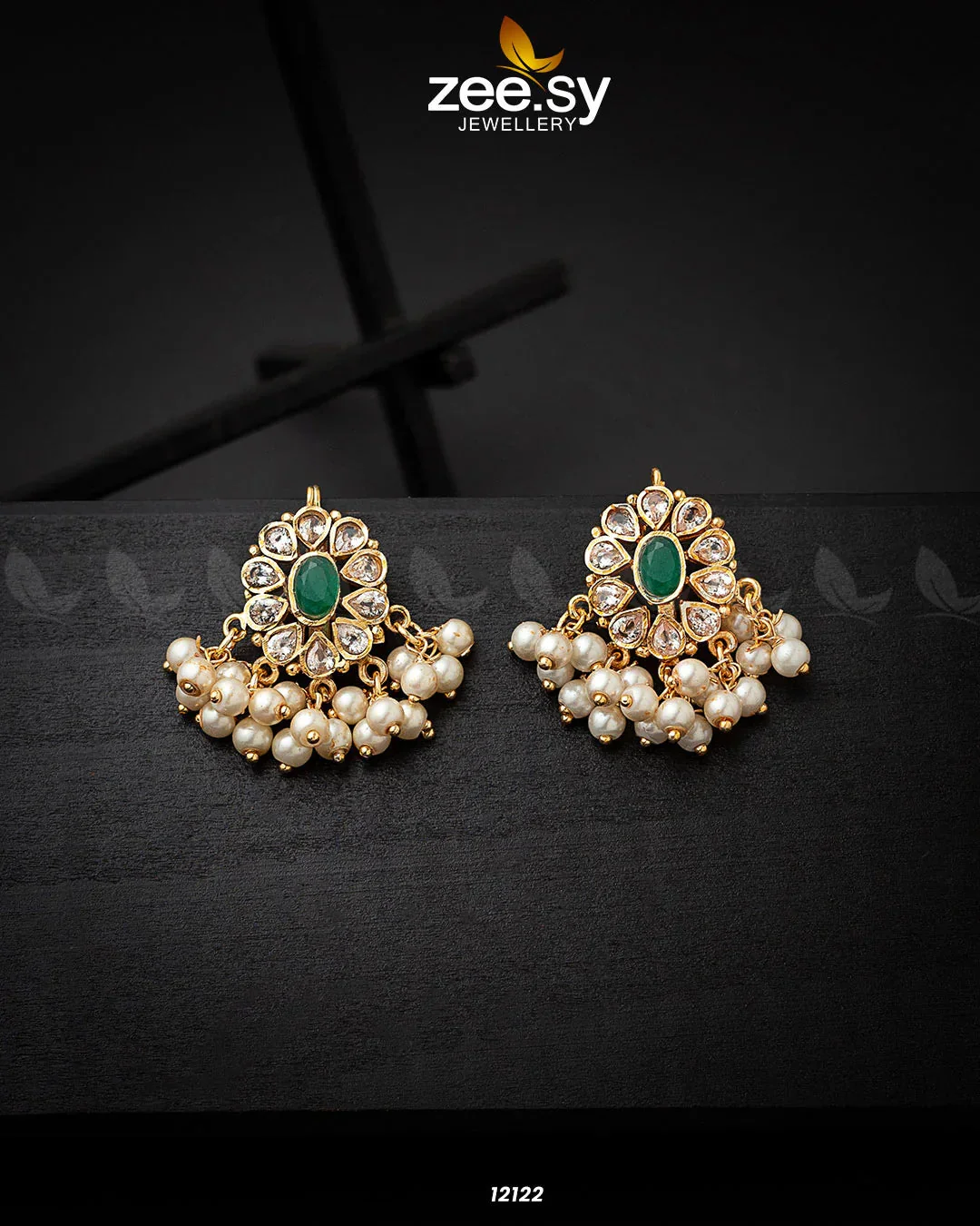 Zeesy Beads Studs Earrings - Image 2