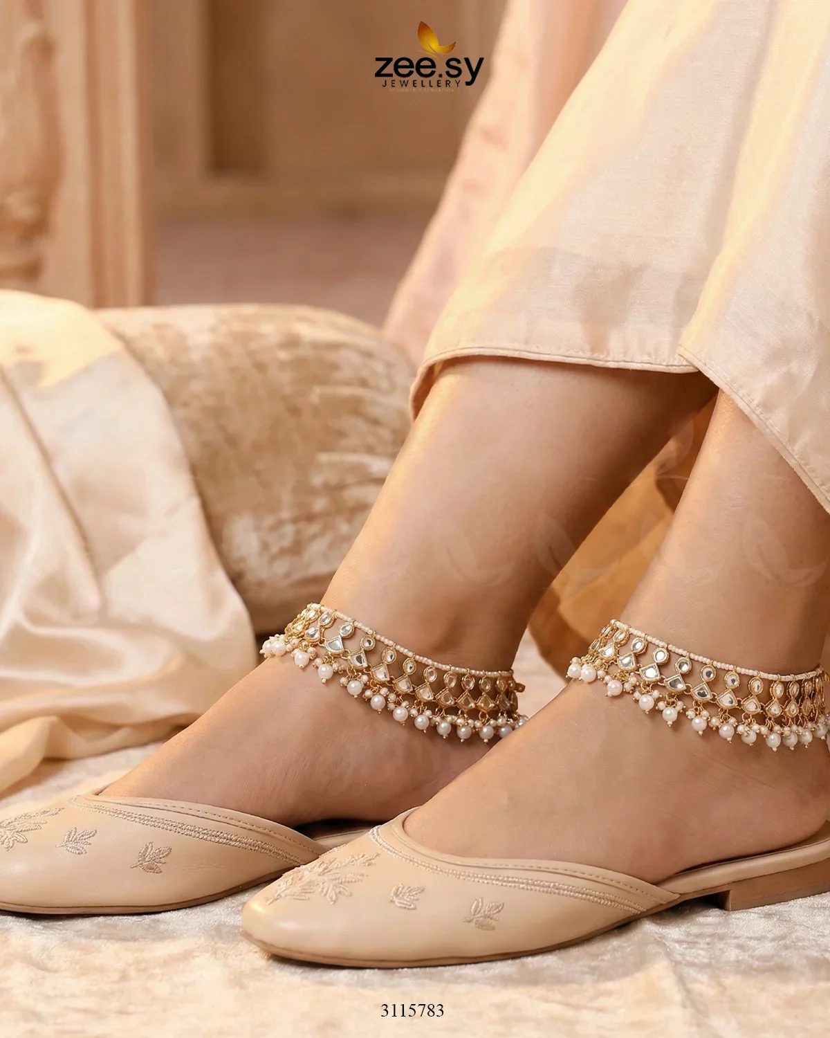 Zeesy Benitoite Anklets