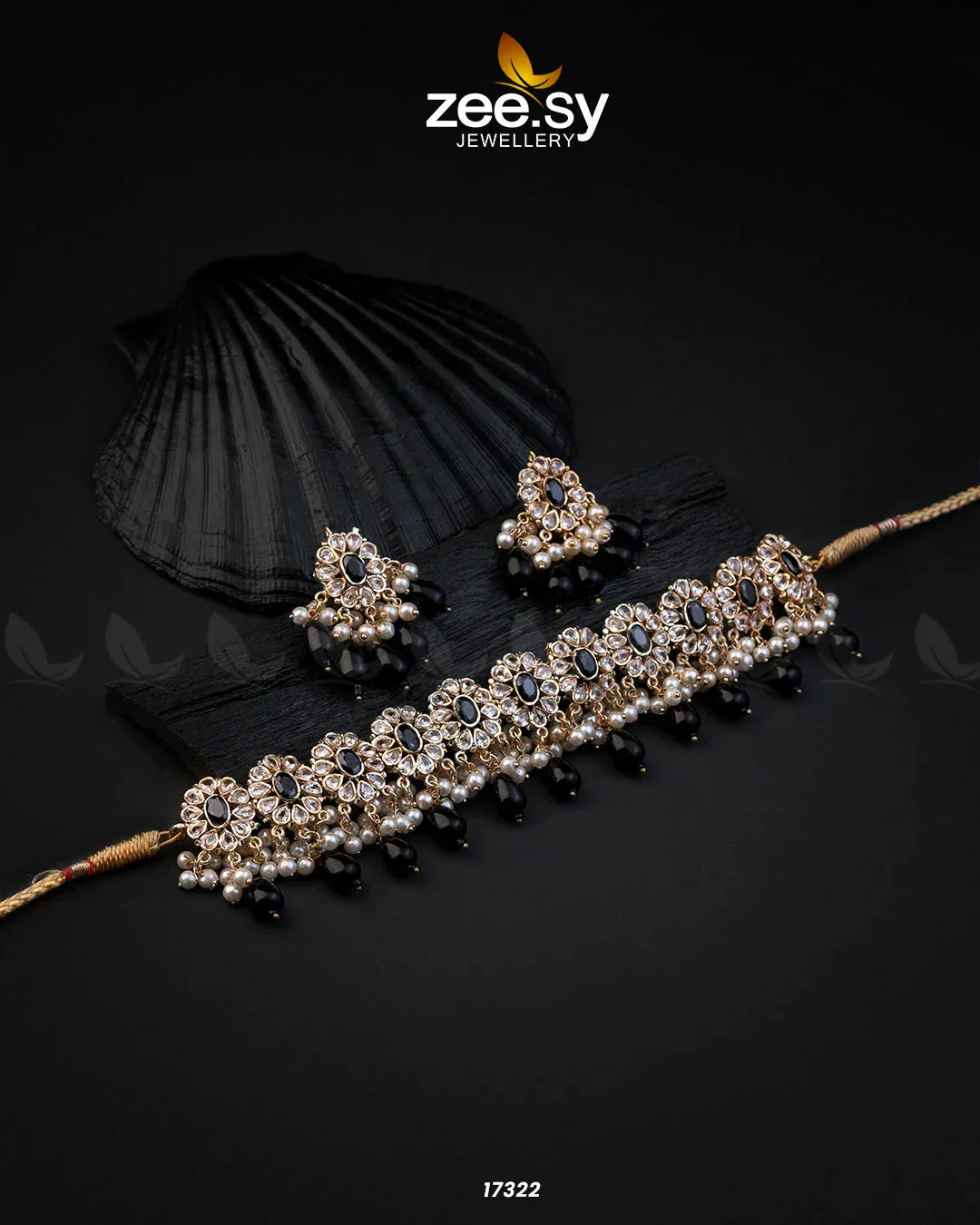 Zeesy Blooming Flower Necklace Set - Image 4