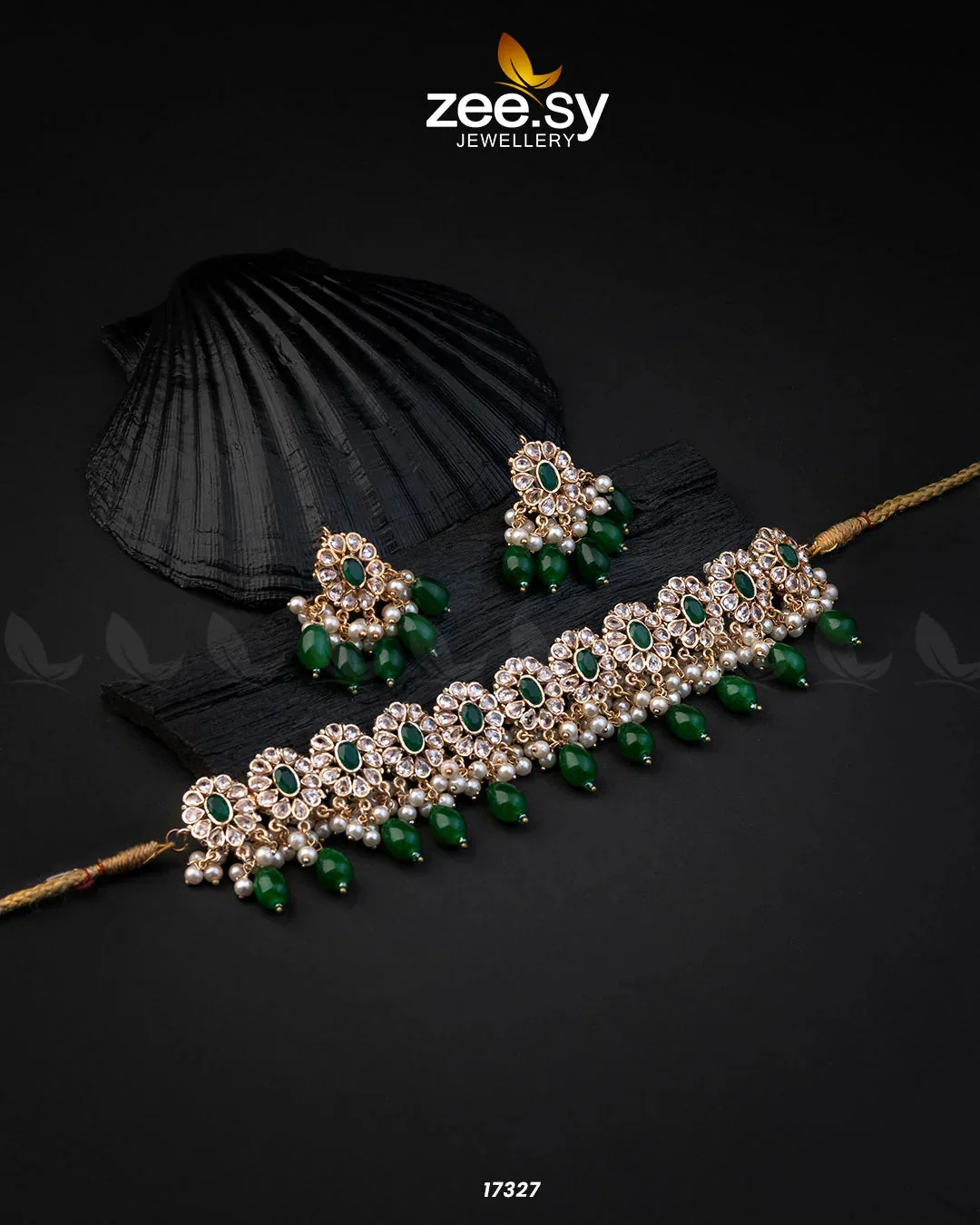 Zeesy Blooming Flower Necklace Set - Image 9
