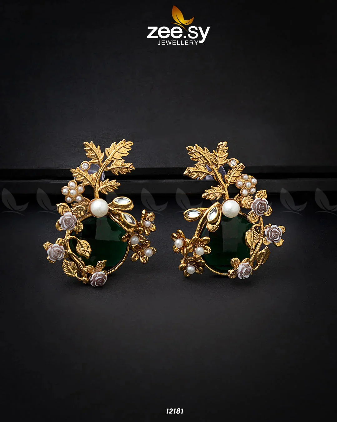Zeesy Bract Earrings