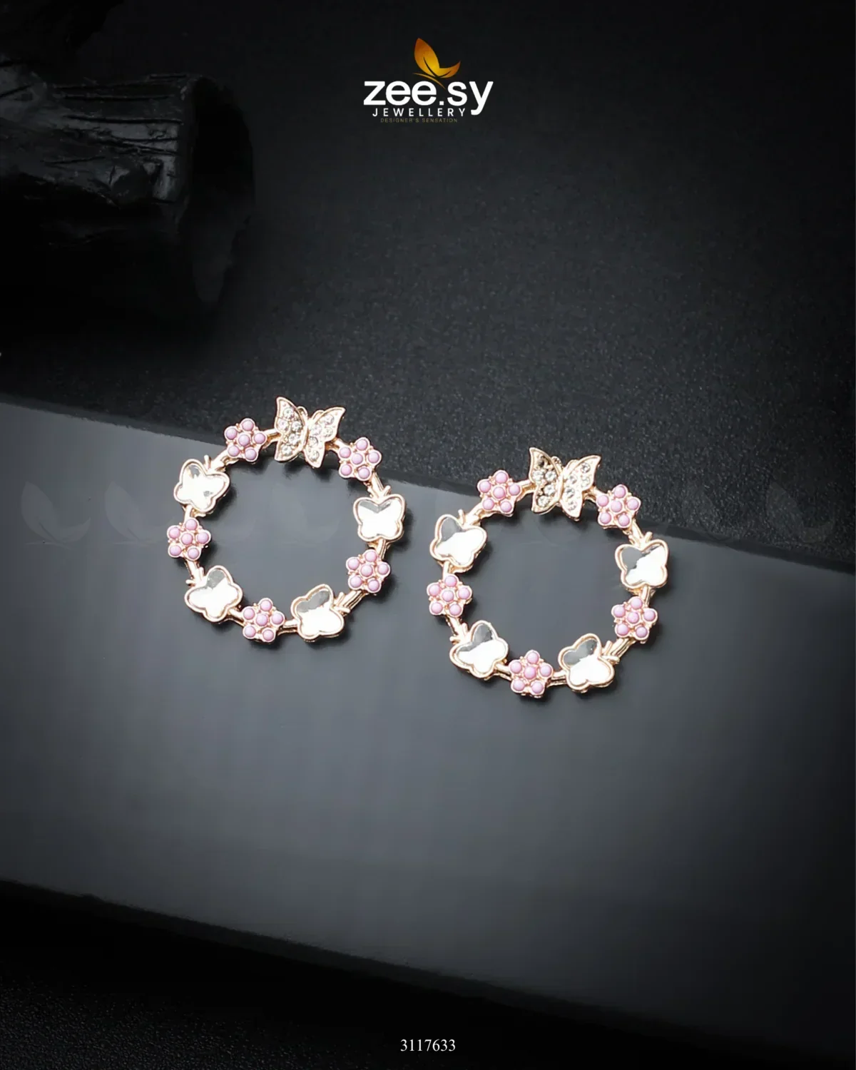 Zeesy Butterfly Bush Earrings - Image 5