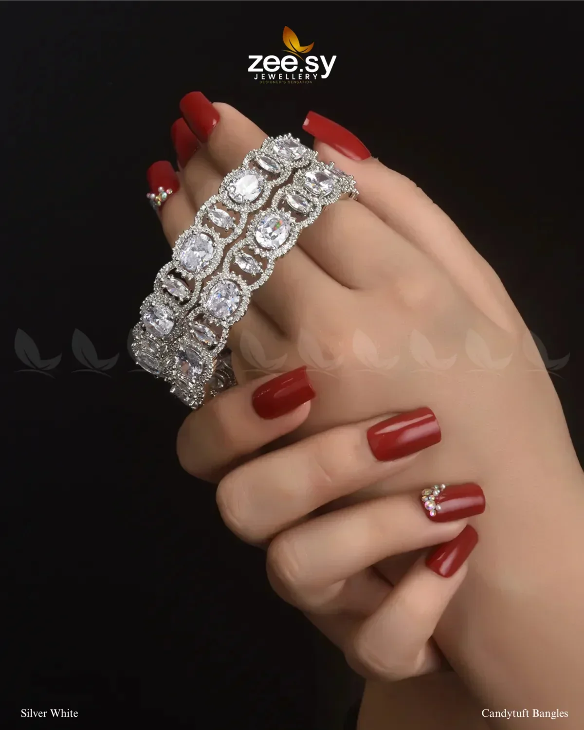 Zeesy Candytuft Bangles - Image 2