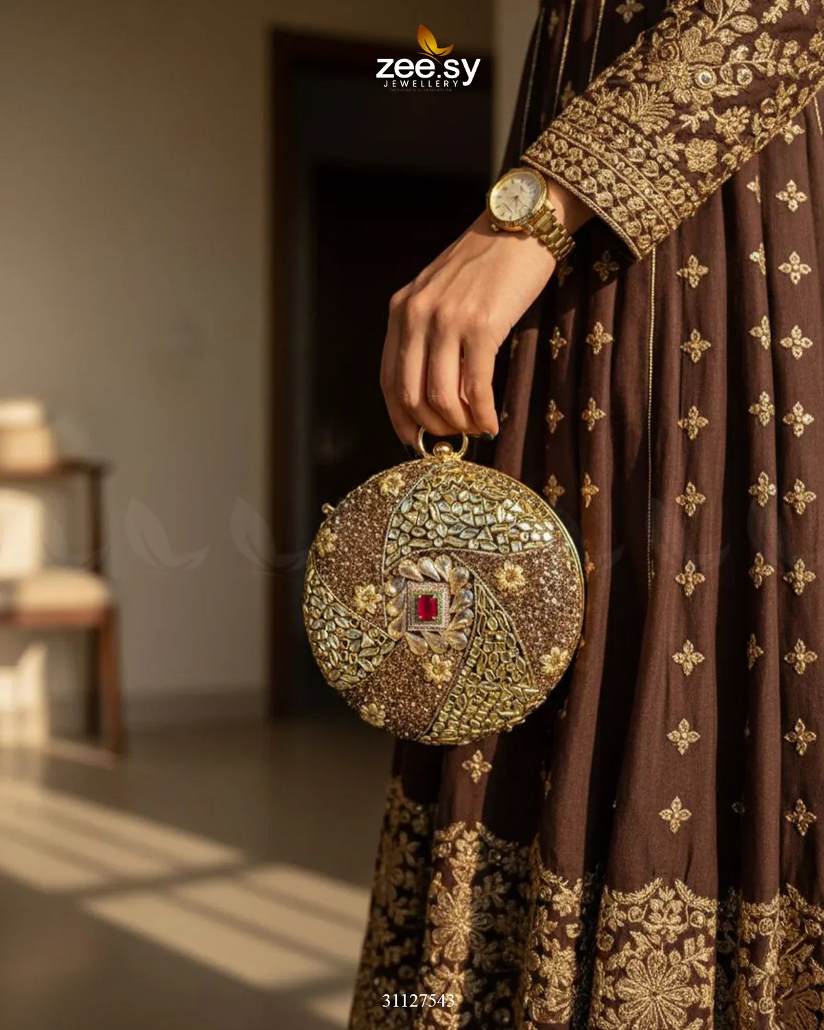 Zeesy Celestial Mosaic Ball Bag - Image 6