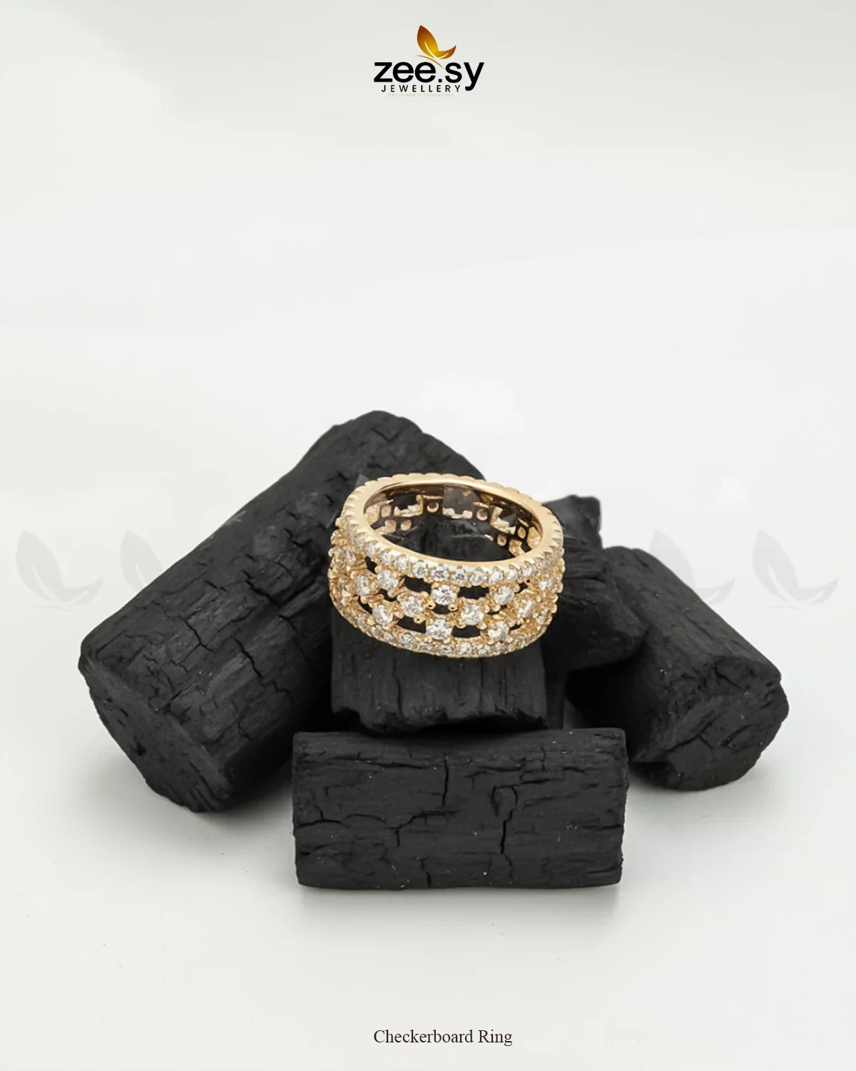 Zeesy Checkerboard Ring - Image 5