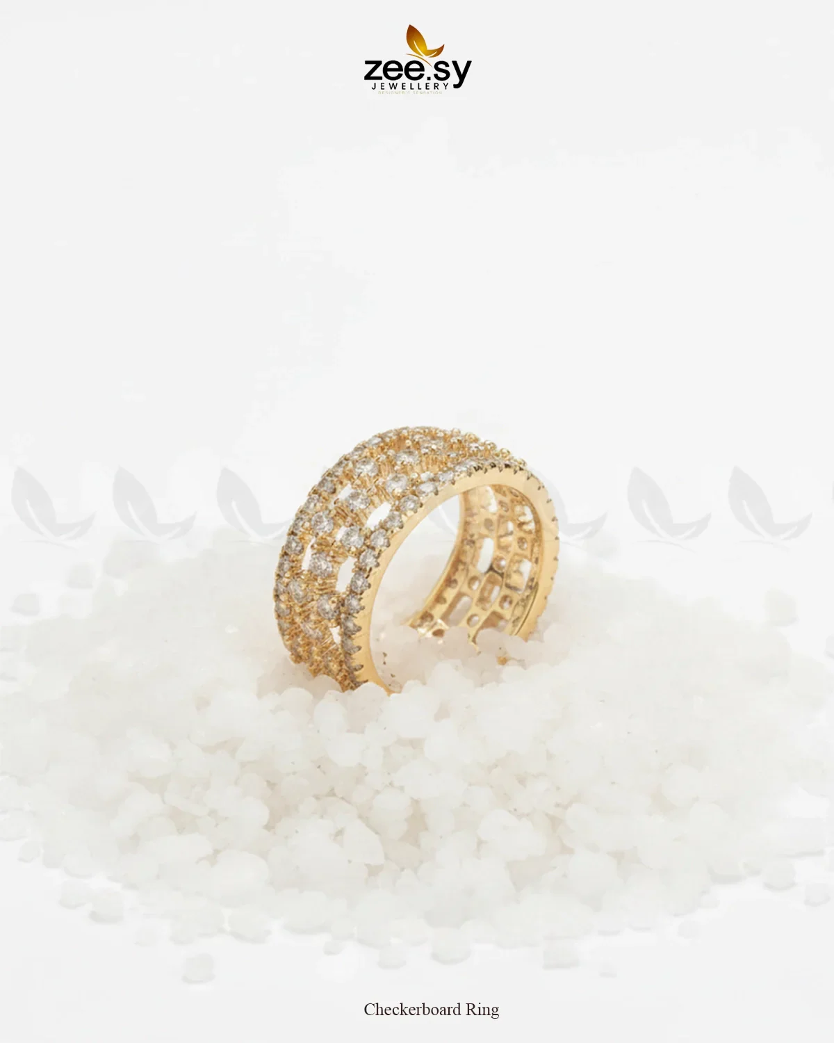 Zeesy Checkerboard Ring - Image 6