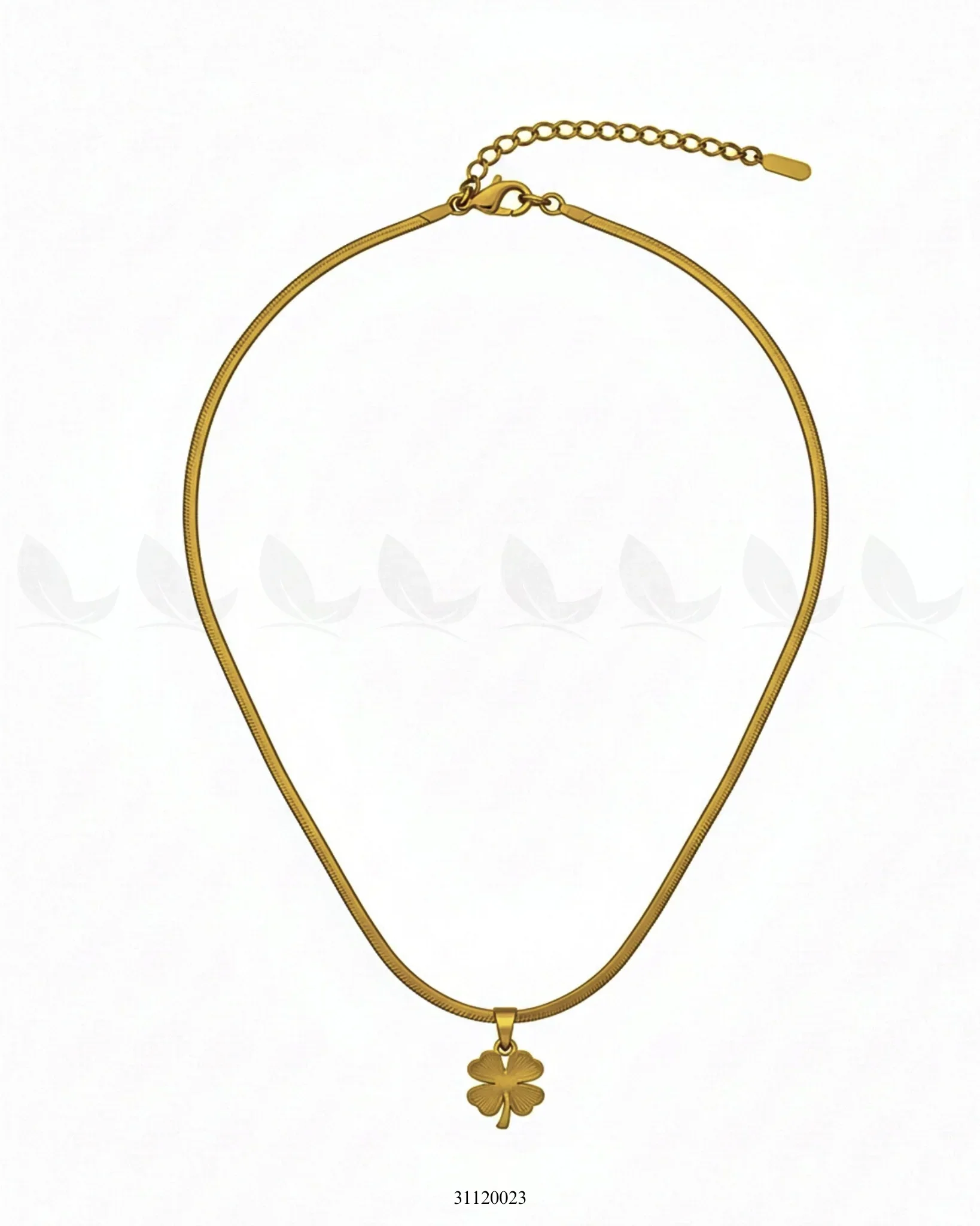 Zeesy Cipher Clover Flower Chain - Image 2