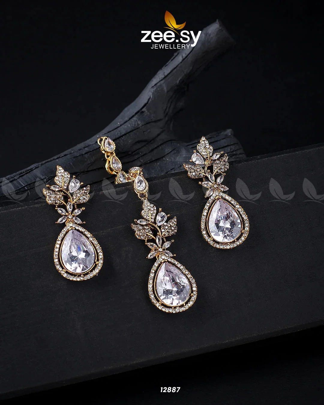 Zeesy Crocus Earrings Set - Image 7