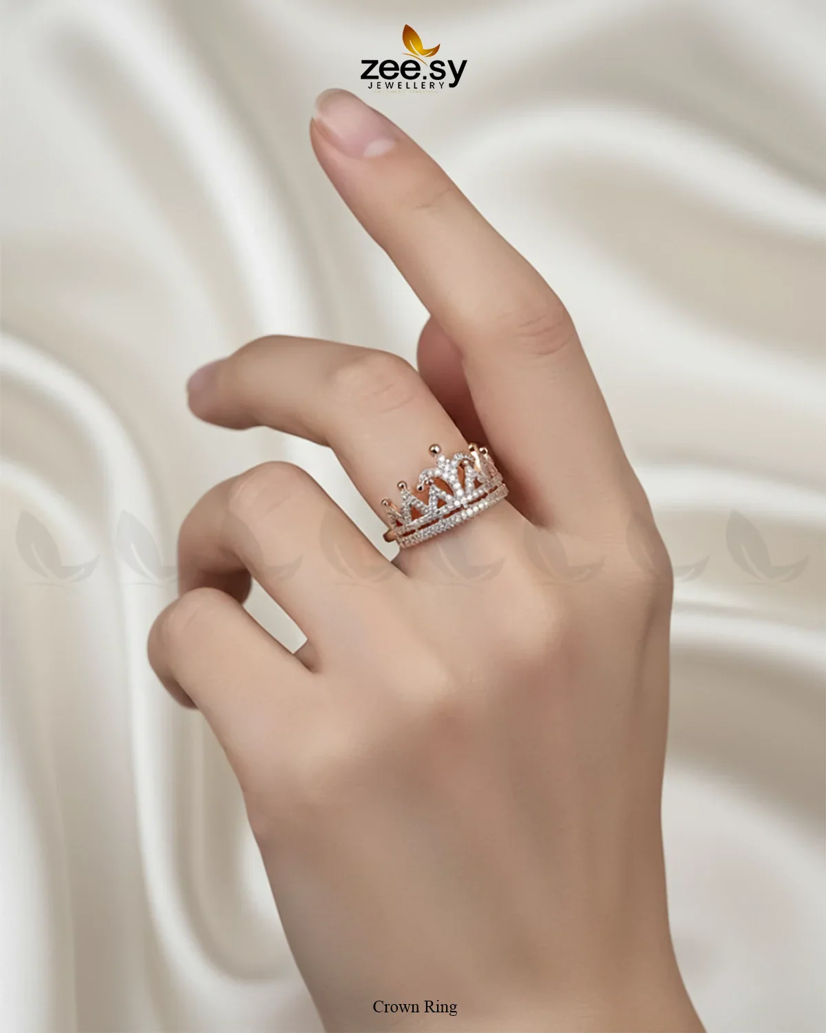 Zeesy Crown Ring