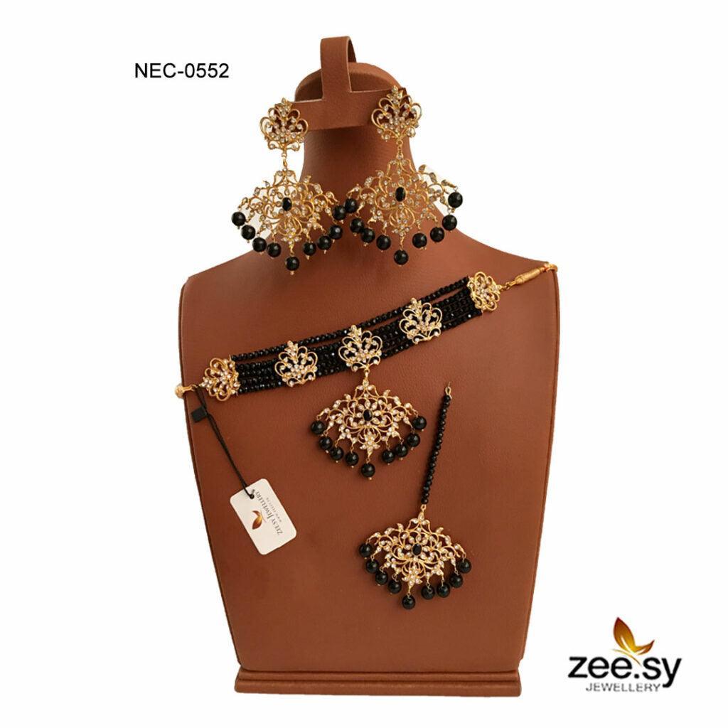 Zeesy Crystal Necklace-0552 - Image 2