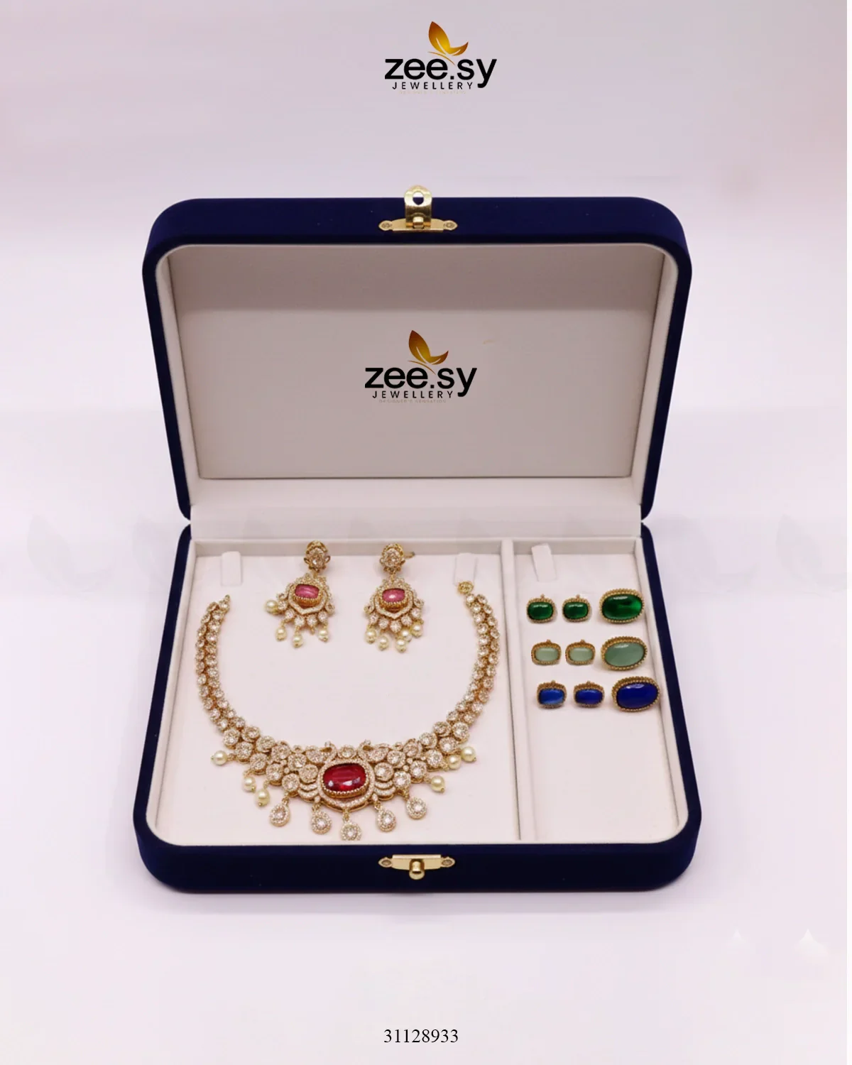 Zeesy Customizable Radiance Floral Necklace Set - Image 2