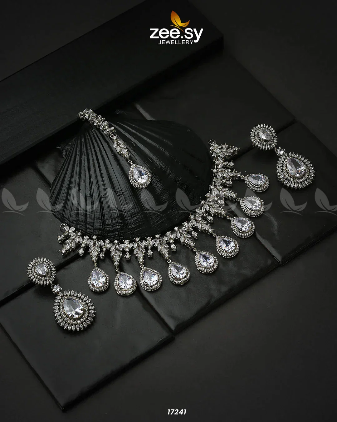 Zeesy Drop Cut Necklace - Image 2