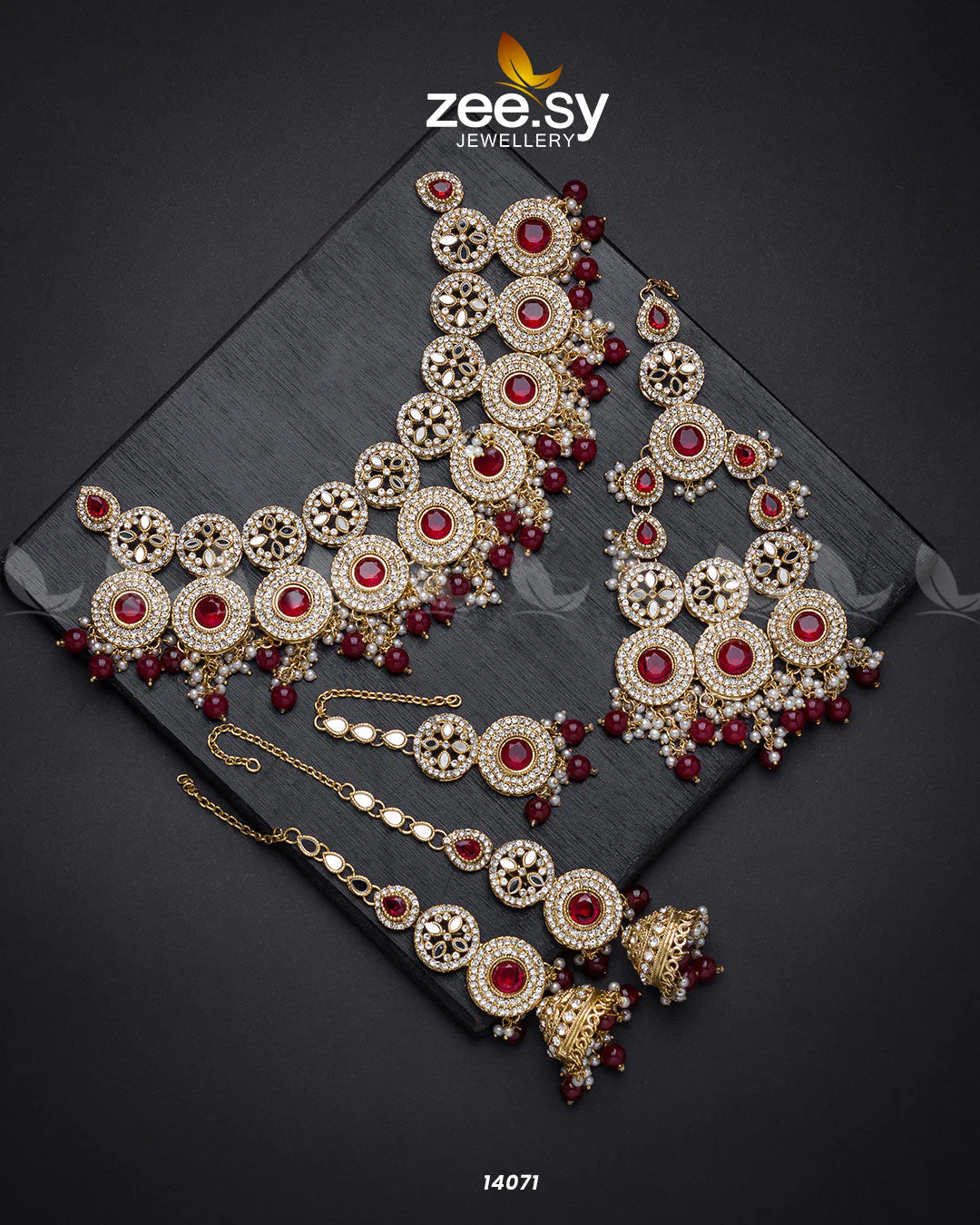 Zeesy Elegance Bridal Set - Image 3