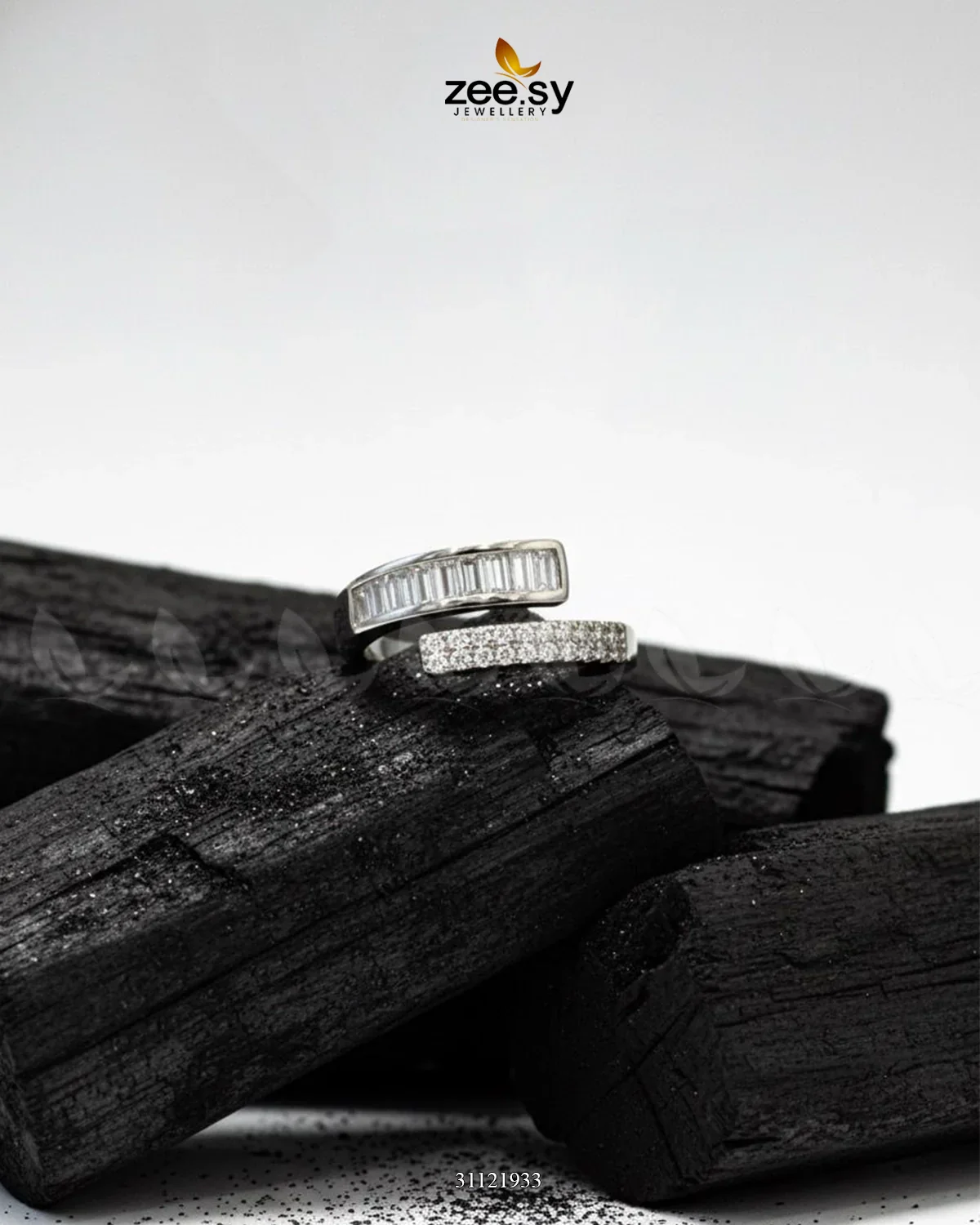 Zeesy Eternity Pave Crystal Ring - Image 3
