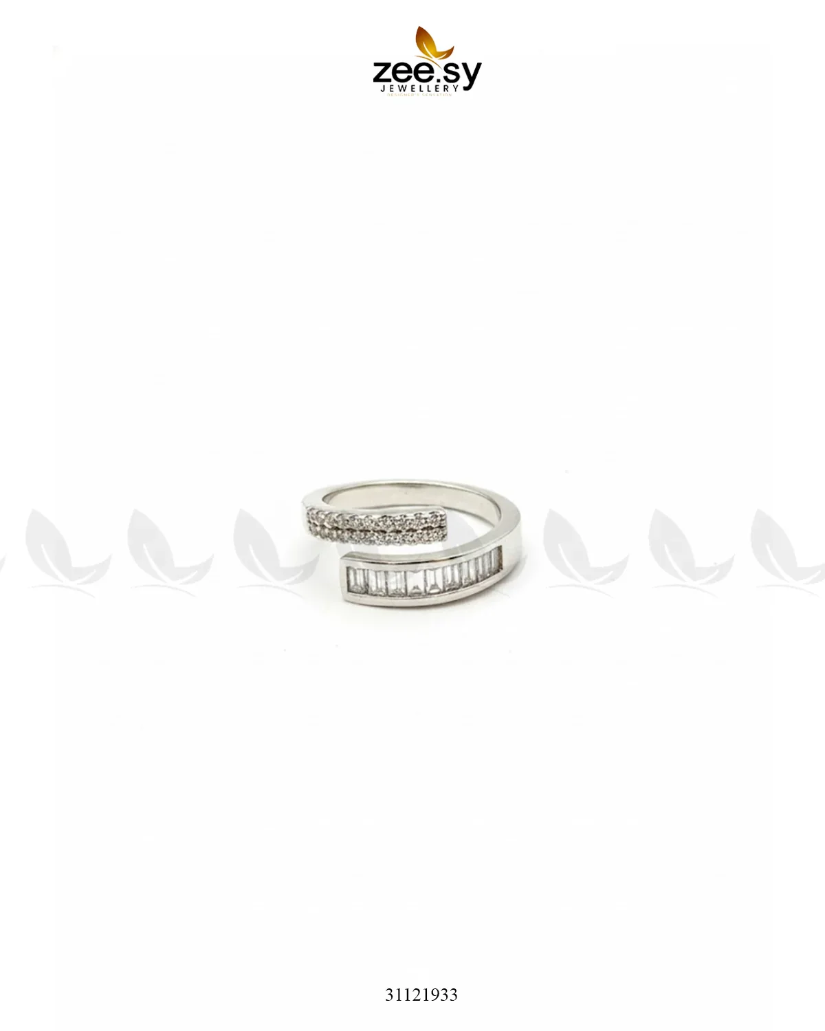 Zeesy Eternity Pave Crystal Ring - Image 8