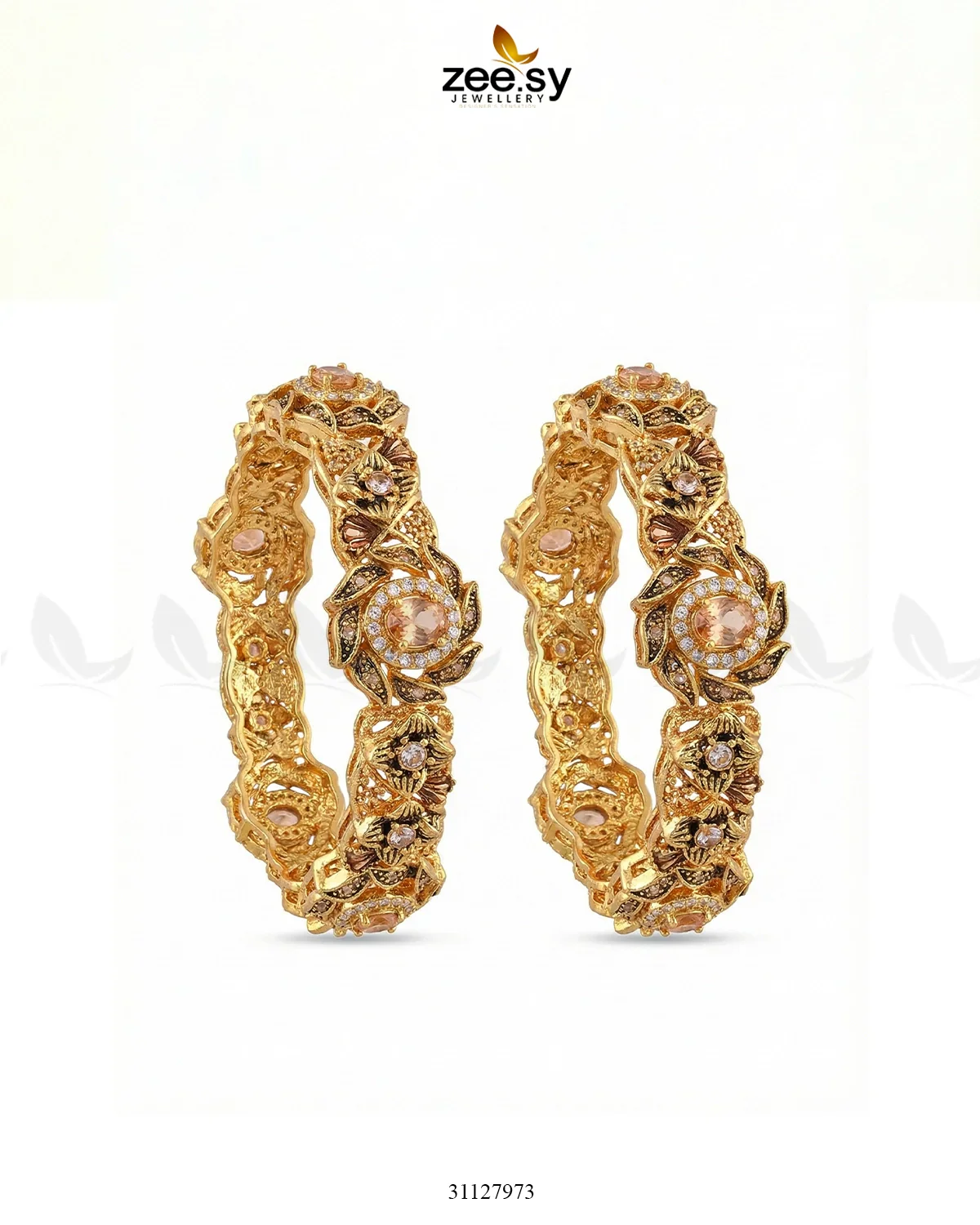 Zeesy Exquisite Noori Glitz Bangles - Image 10