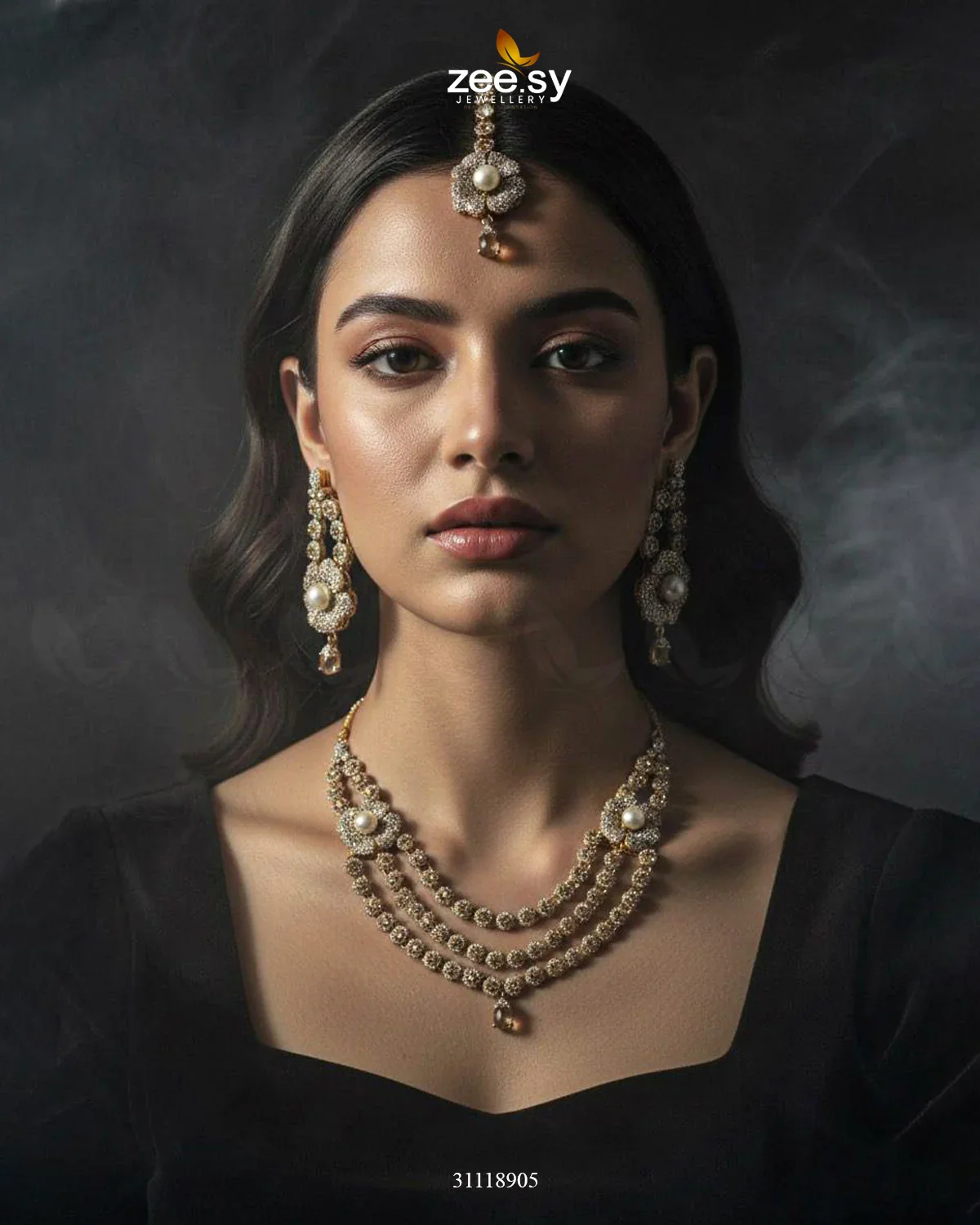 Zeesy Grandeur Necklace Set - Image 12