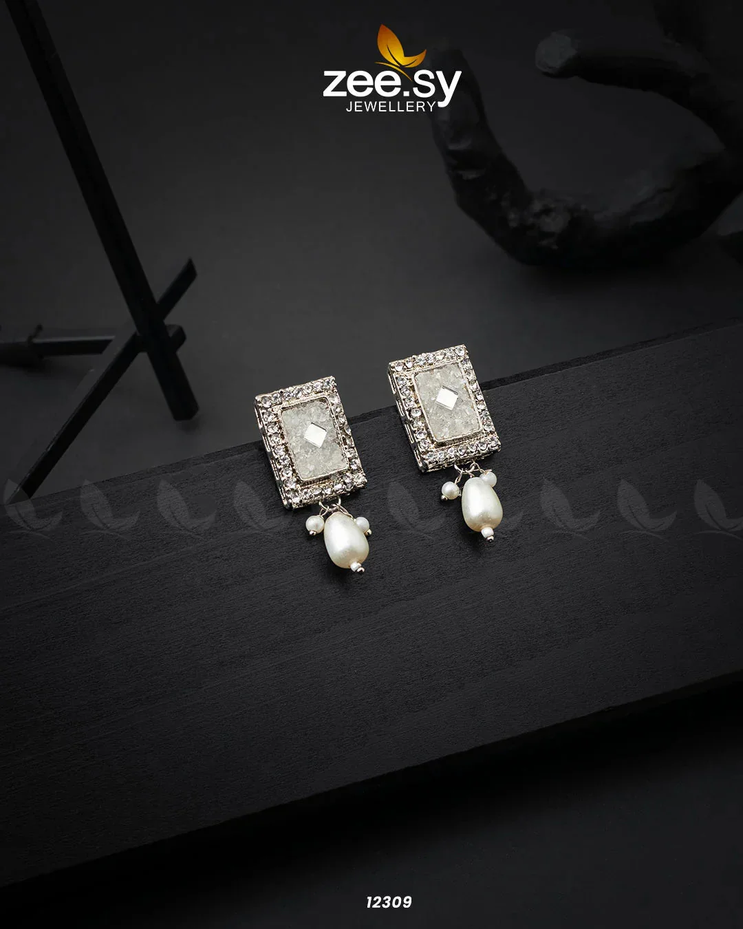 Zeesy Gravel Earrings - Image 2