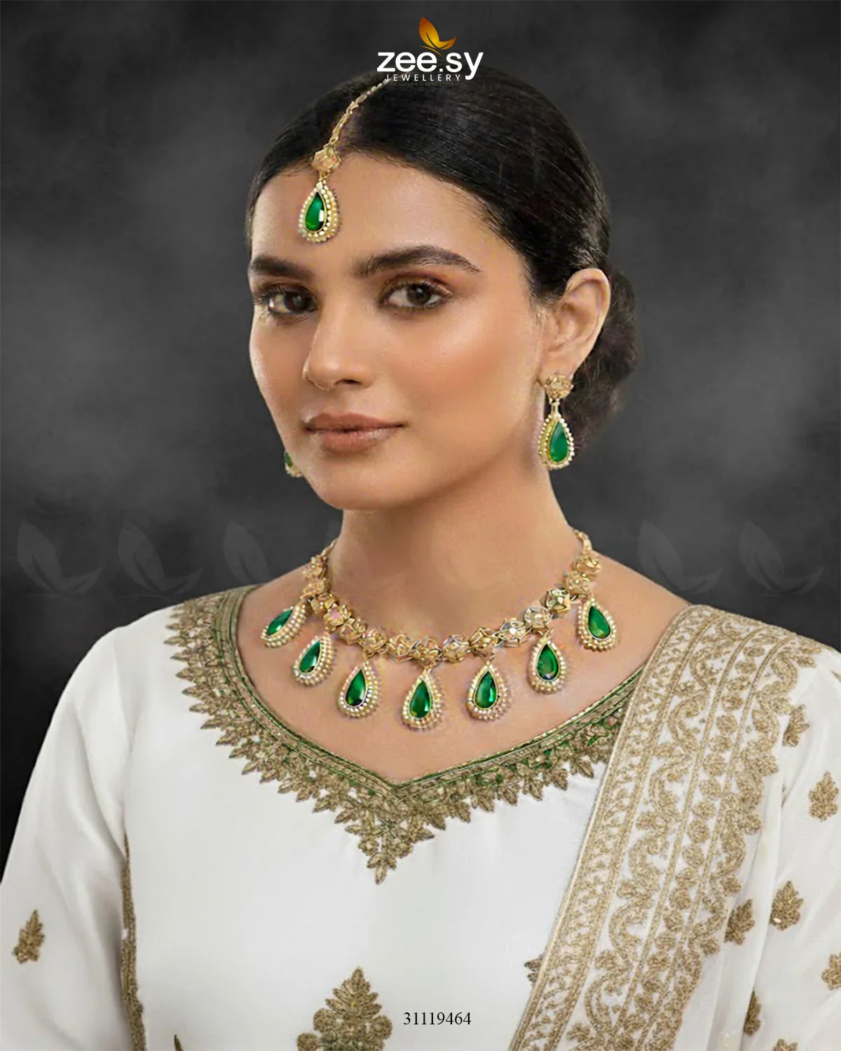 Zeesy Hearth Necklace Set - Image 4
