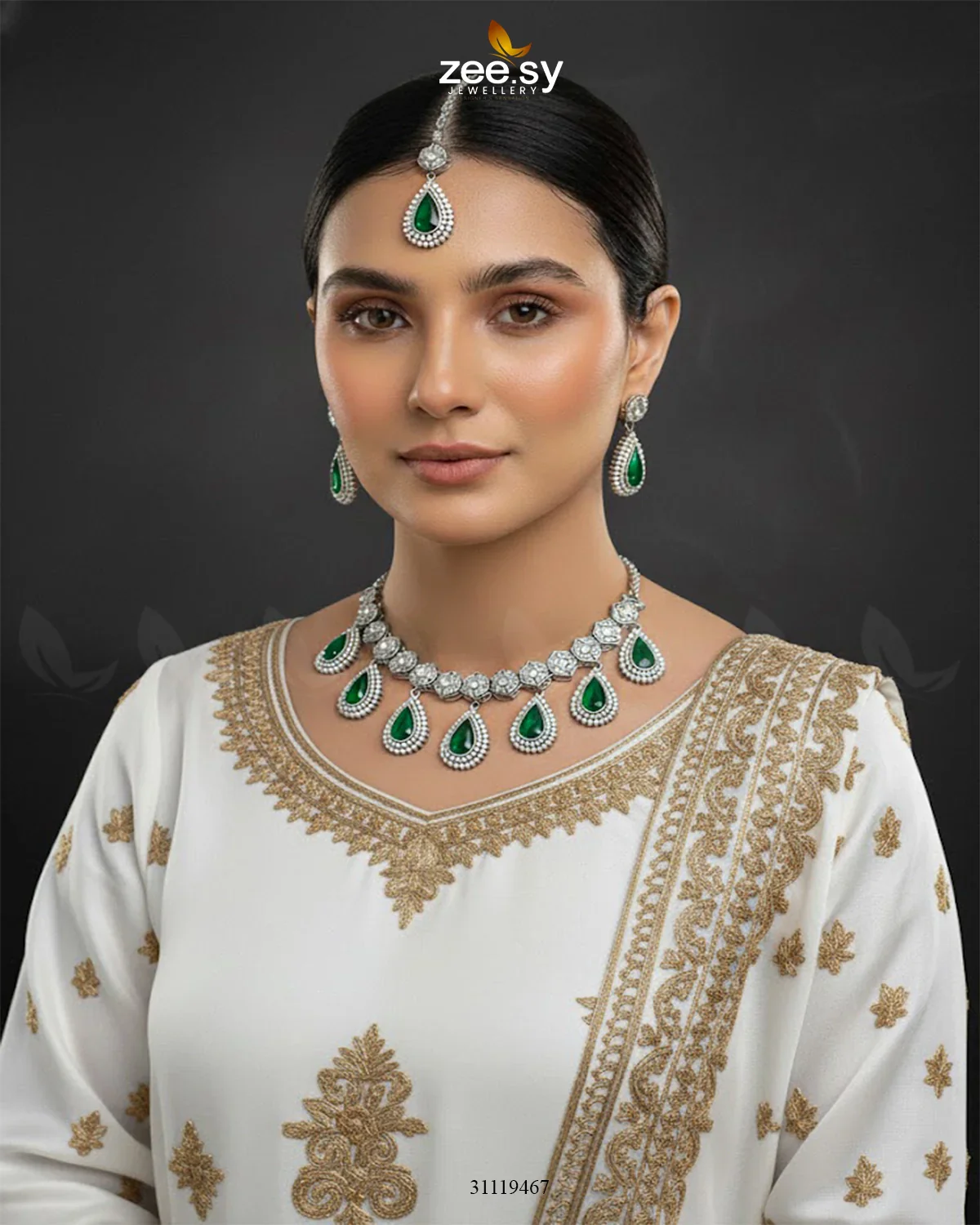 Zeesy Hearth Necklace Set - Image 7