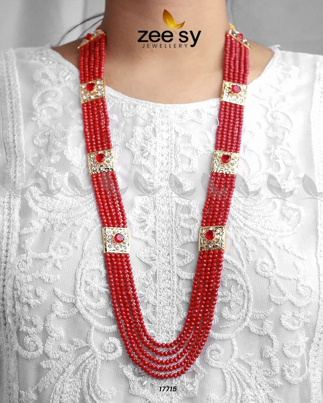 Zeesy Initials Malla Necklace - Image 2