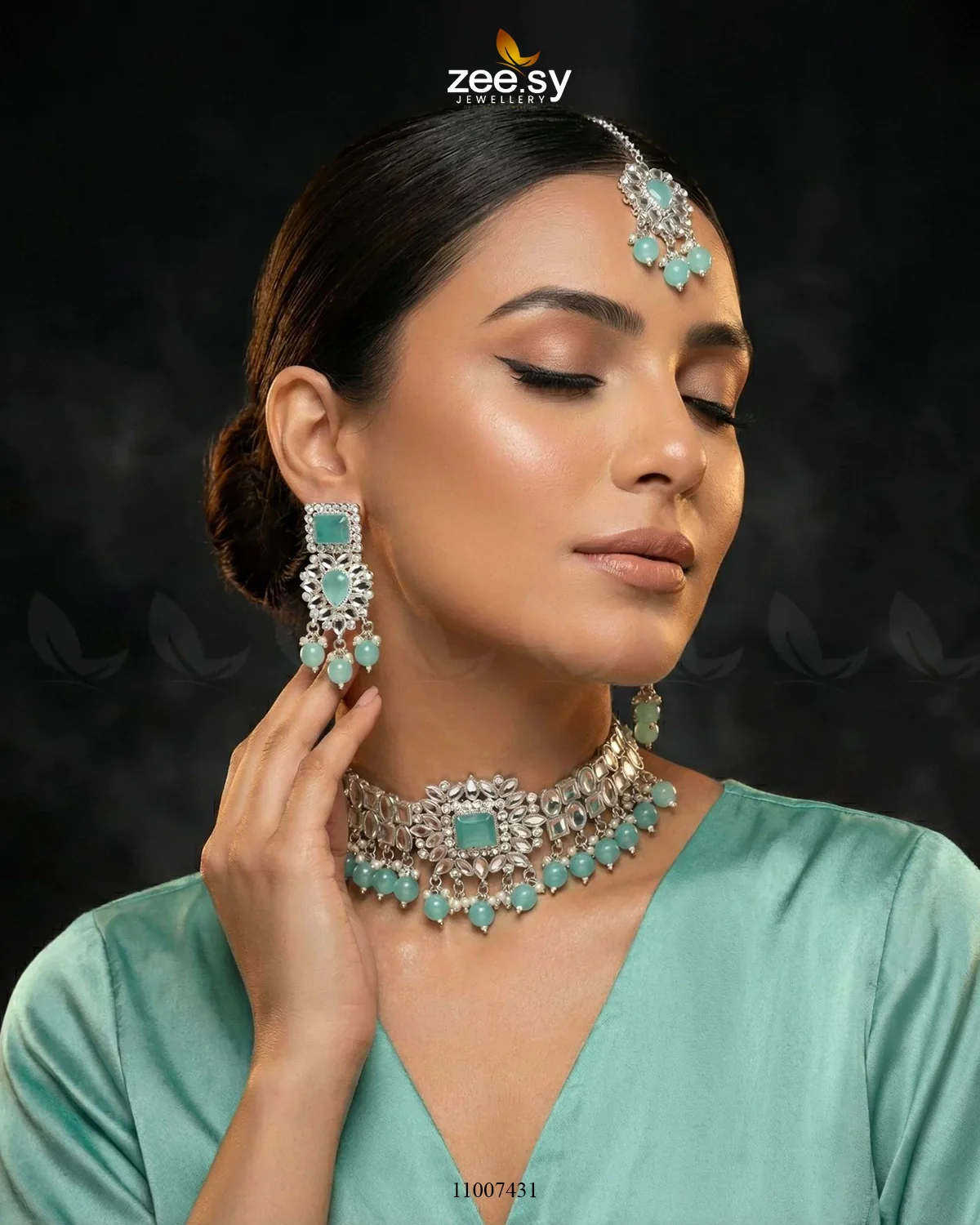 Zeesy Kundan Necklace-0536