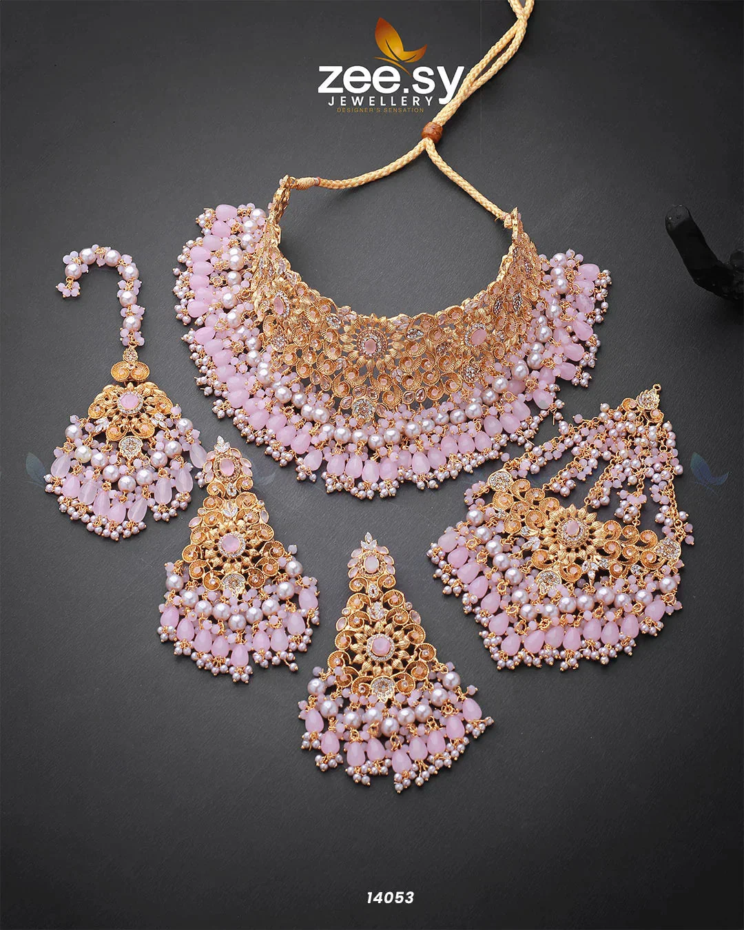 Zeesy Luminescent Bridal Set - Image 3