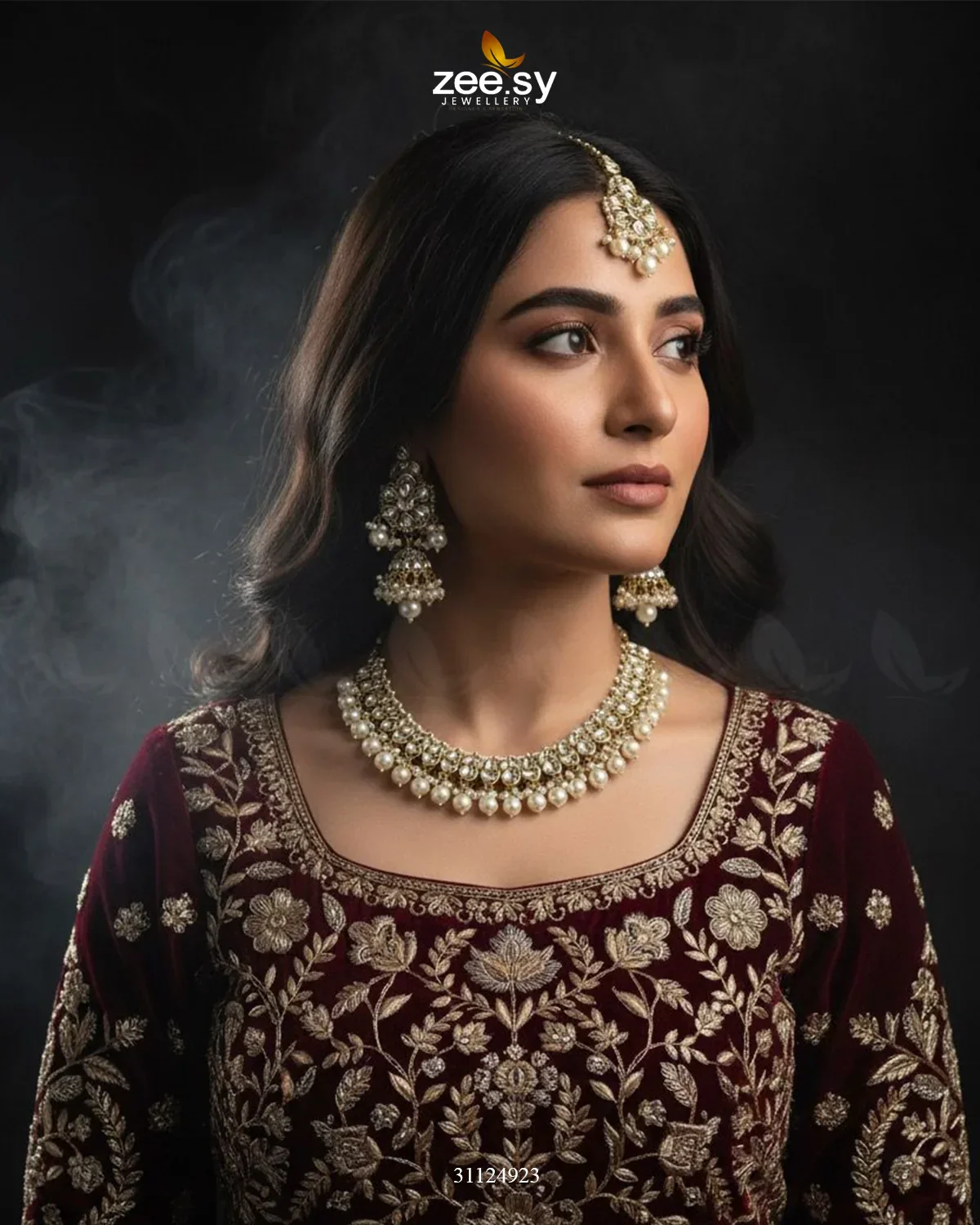 Zeesy Magnificent Tonel Necklace Set - Image 4