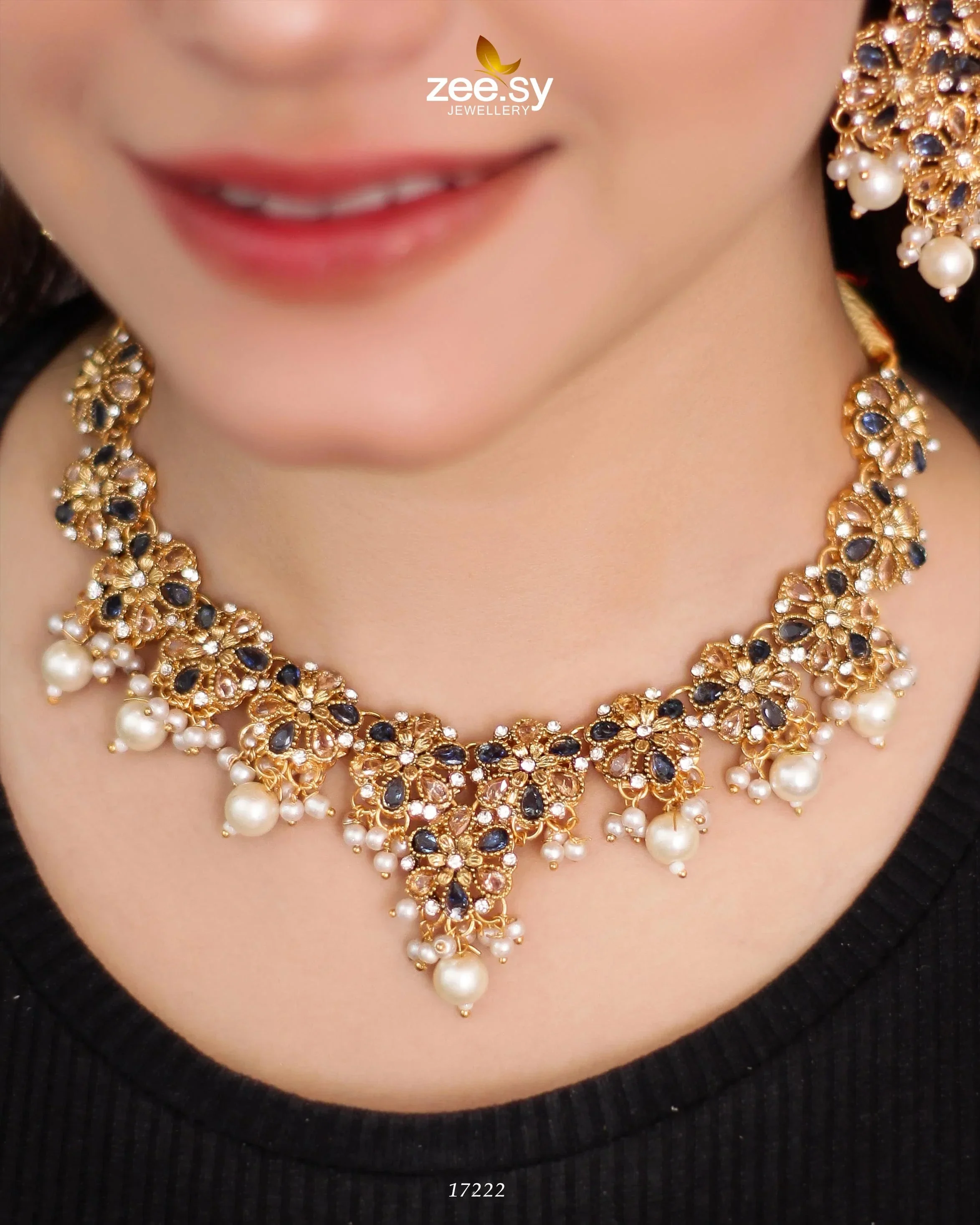 Zeesy Magnolia Glimmer Necklace - Image 11
