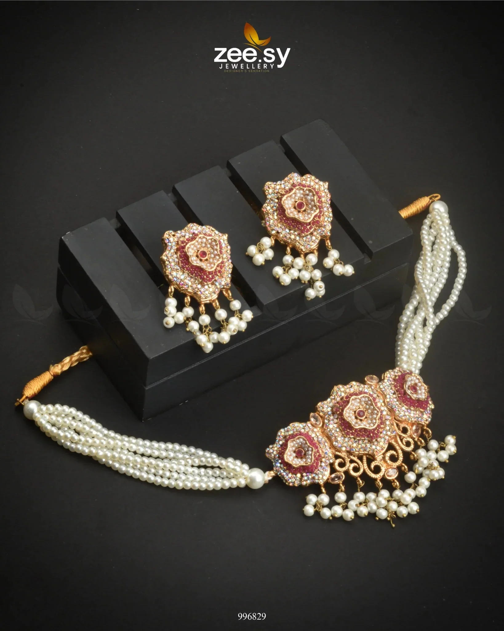 Zeesy Mimosa Necklace Set - Image 2