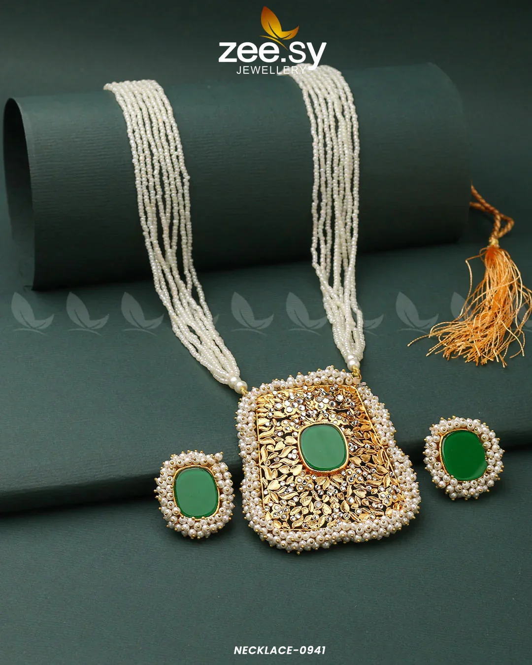 Zeesy Gajra Pearl Malla - Image 3