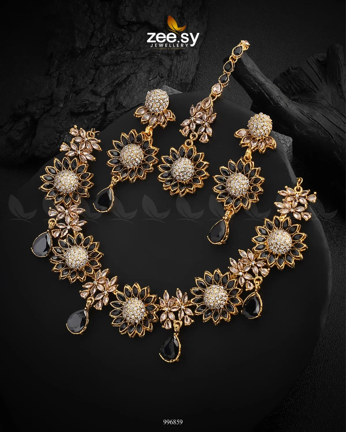 Zeesy Oleander Necklace Set - Image 5