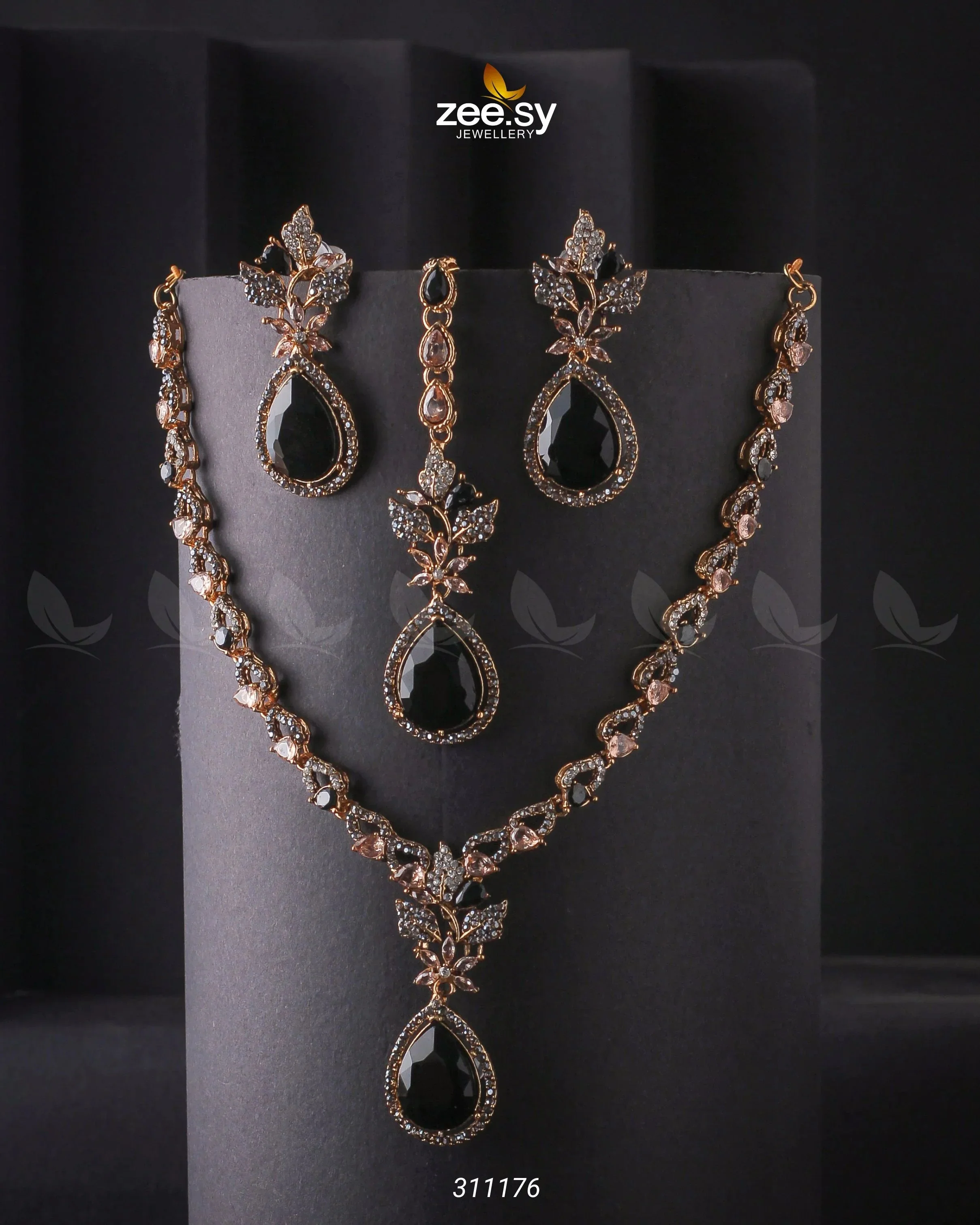 Zeesy Opal Necklace Set - Image 10