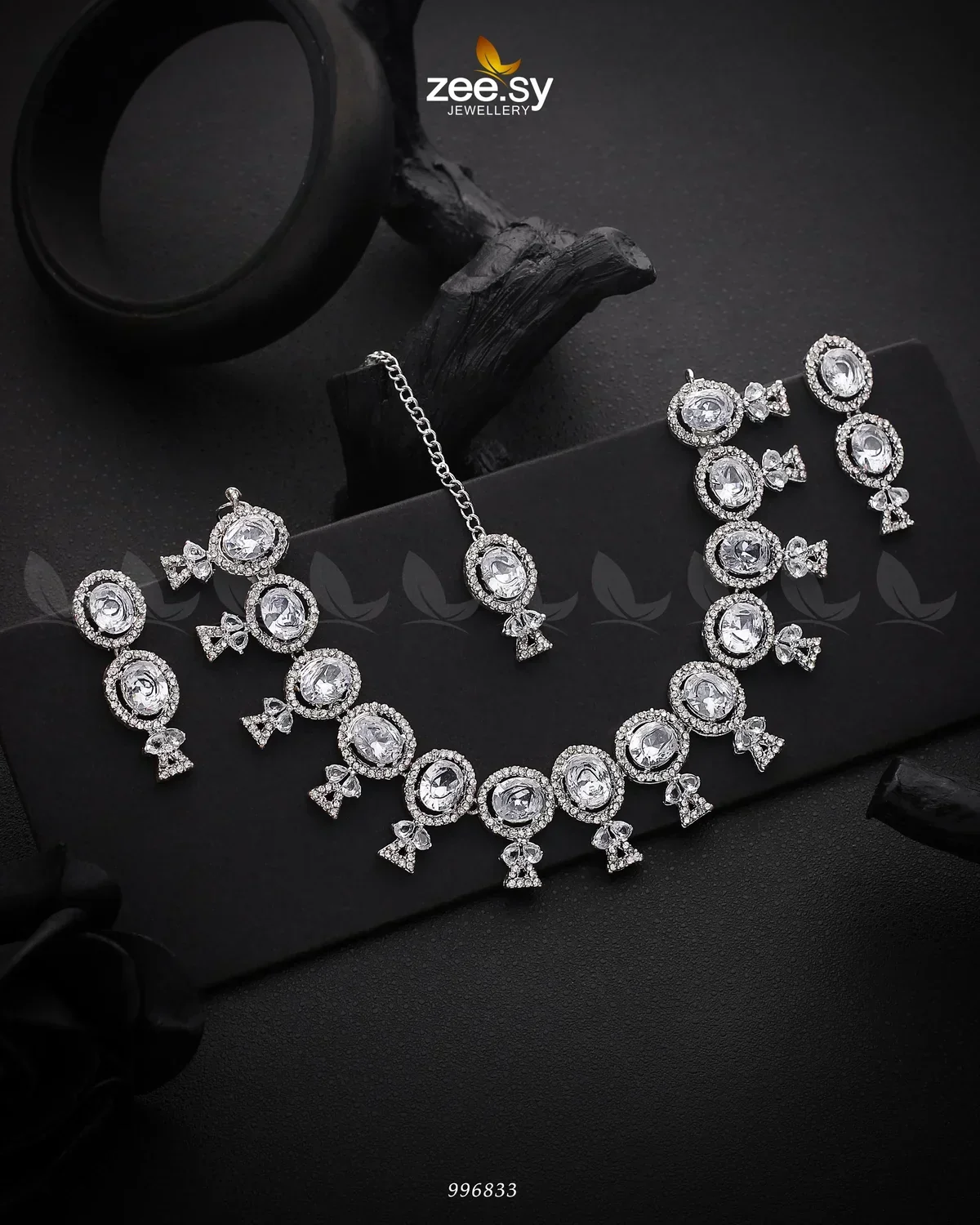 Zeesy Pansy Necklace Set - Image 3