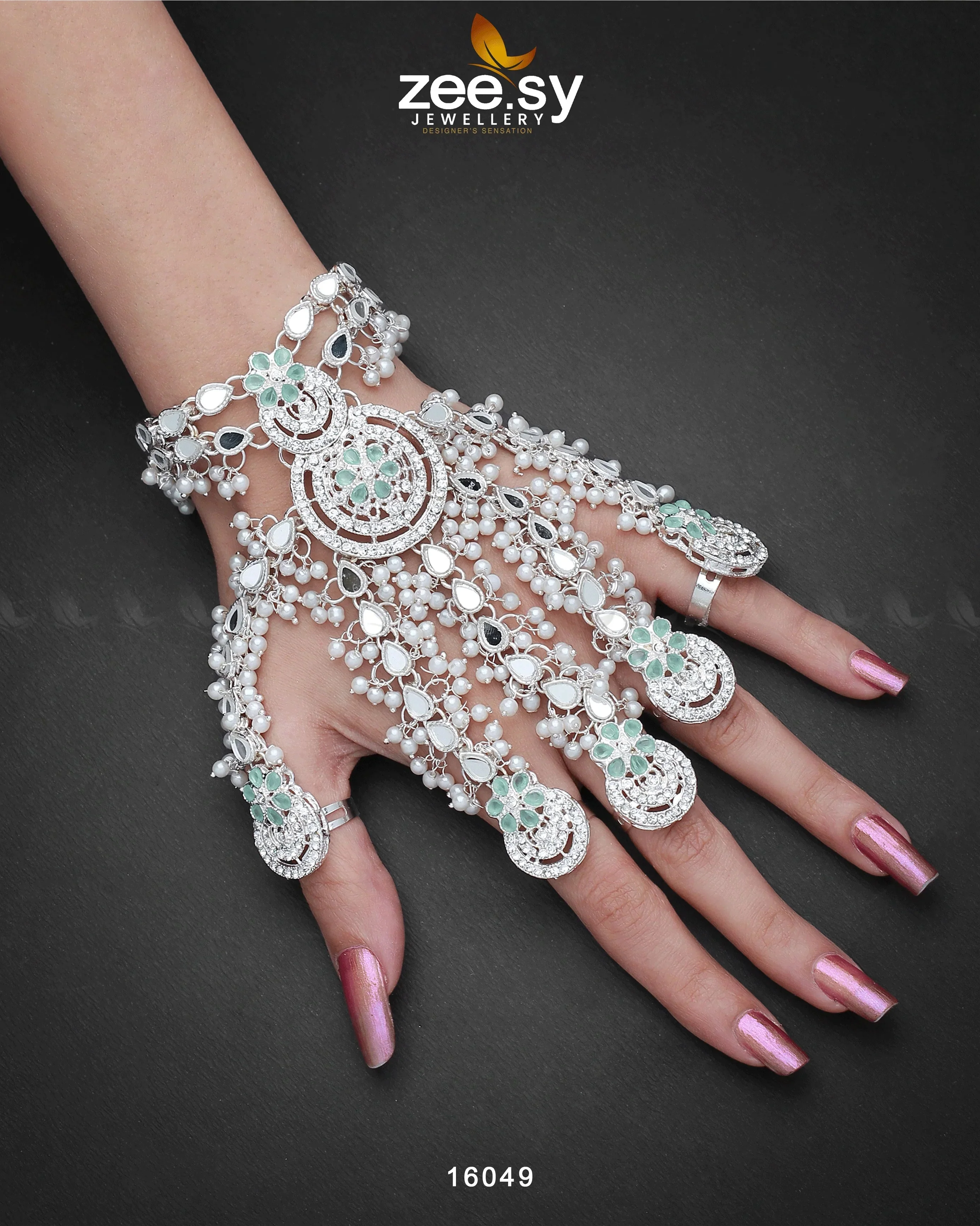 Zeesy Phool Hath Accessories - Image 2