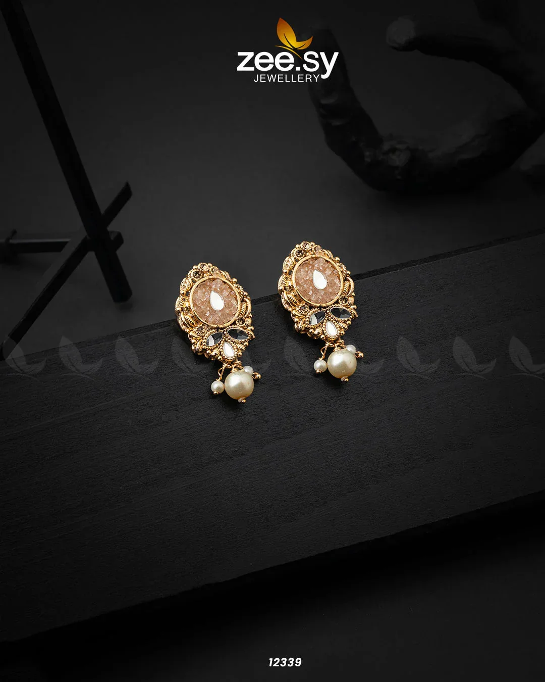 Zeesy Quartz Earrings - Image 7