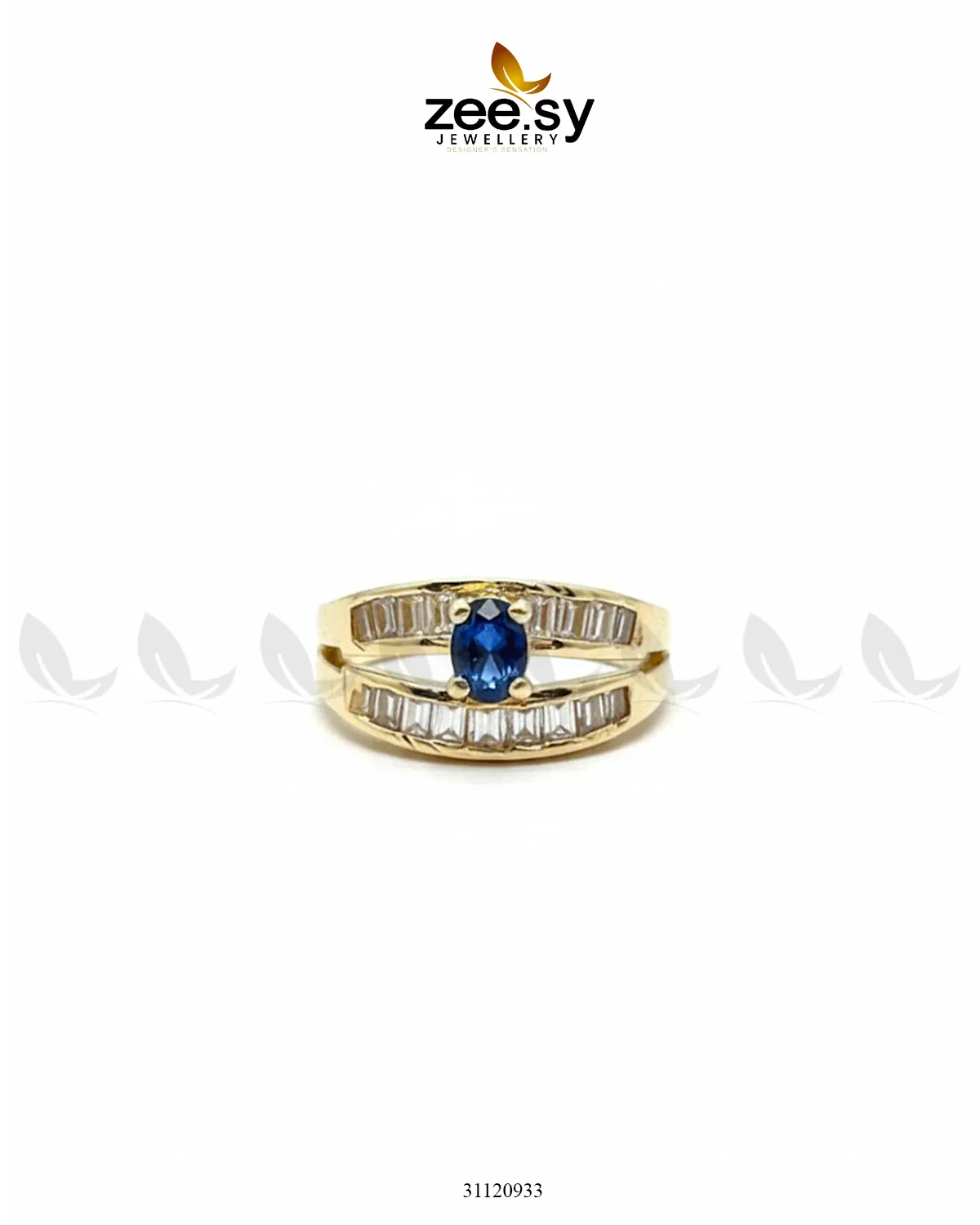 Zeesy Regal Solitaire Cluster Ring - Image 2