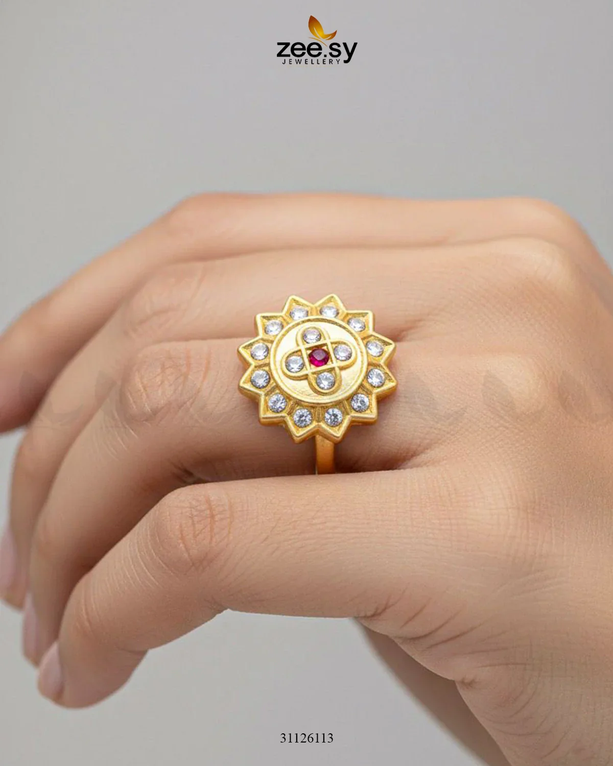 Zeesy Rich Sentimental Balance Adornment Ring