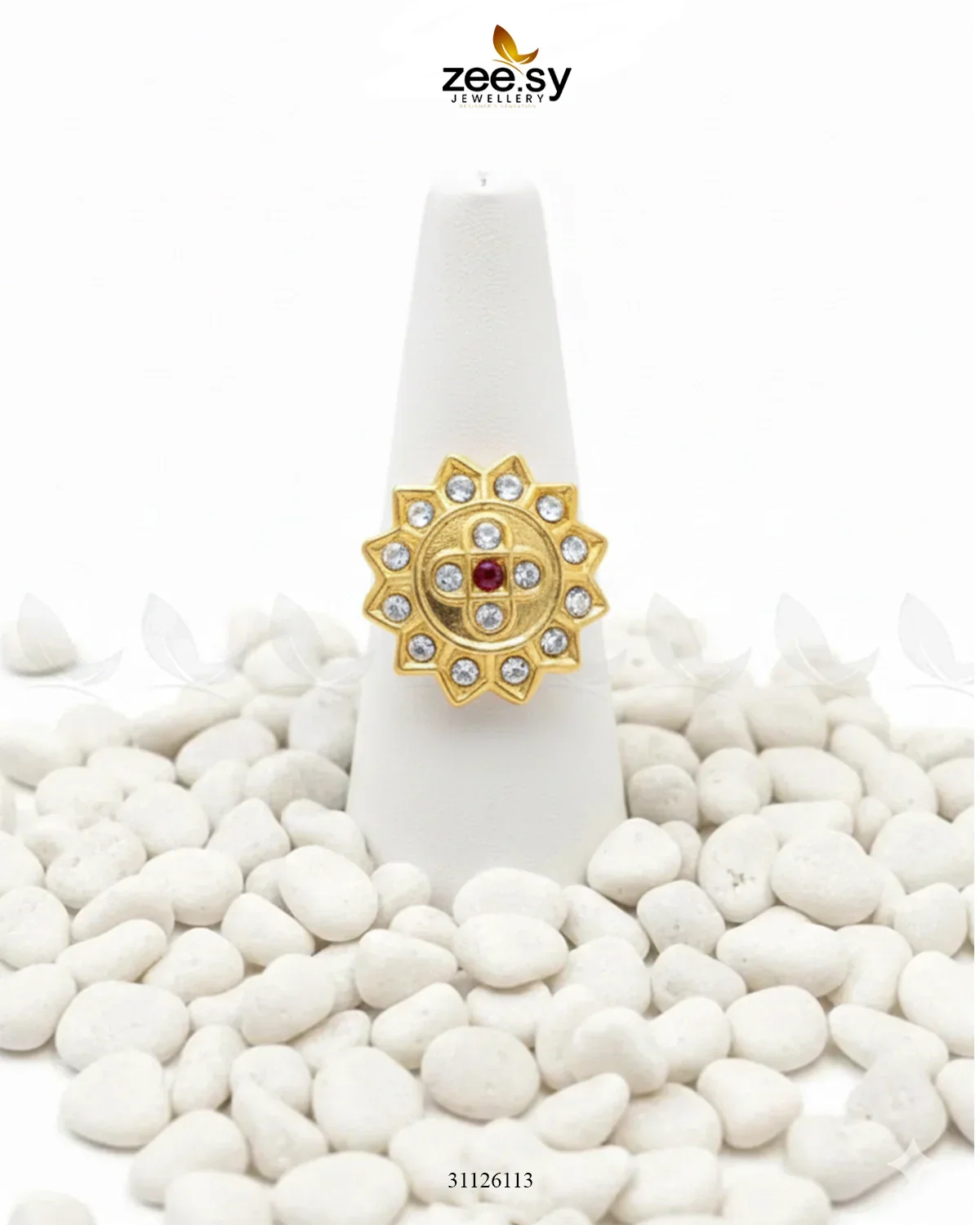 Zeesy Rich Sentimental Balance Adornment Ring - Image 5